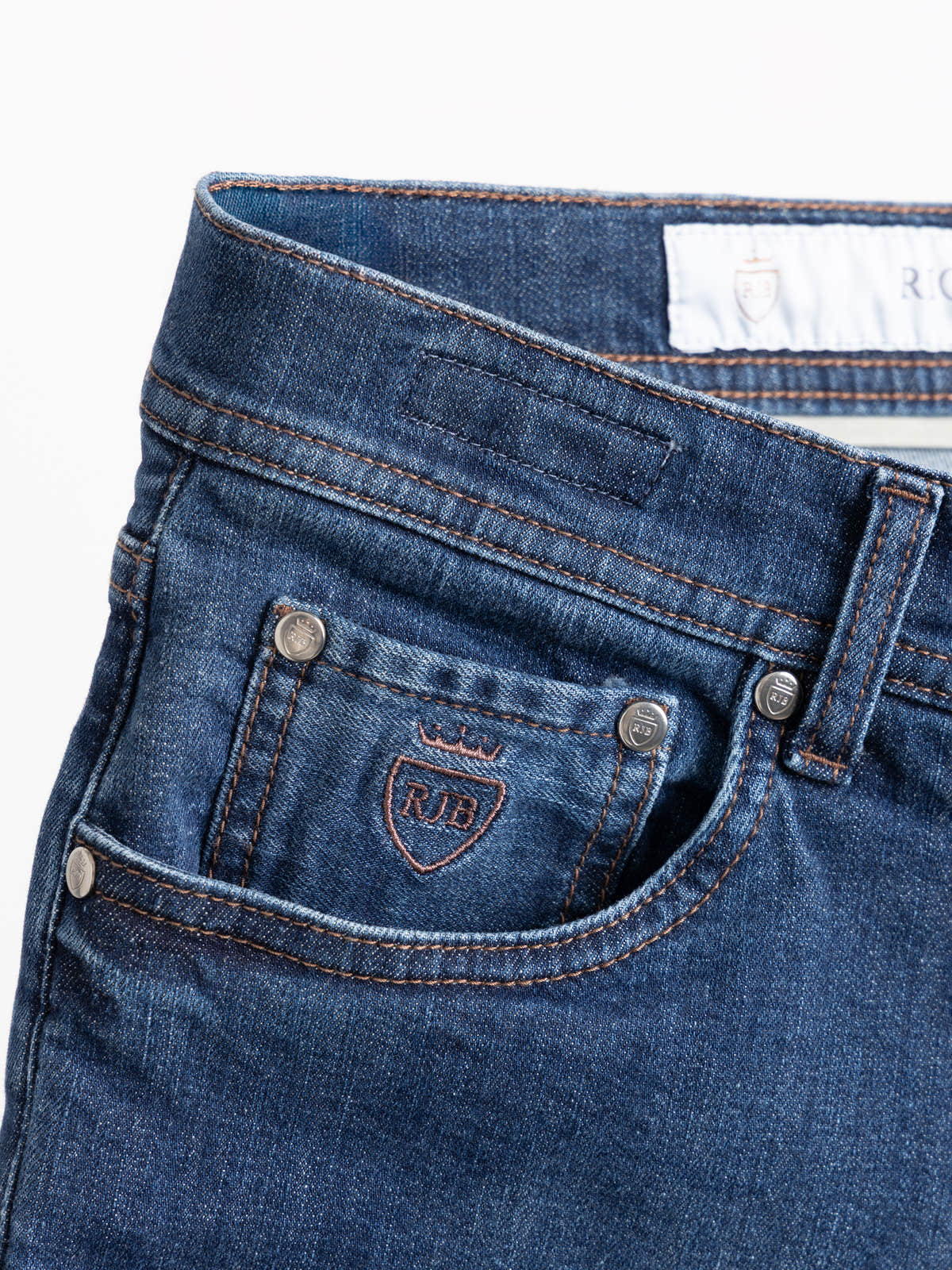 Mid-Wash Blue Icon Jeans