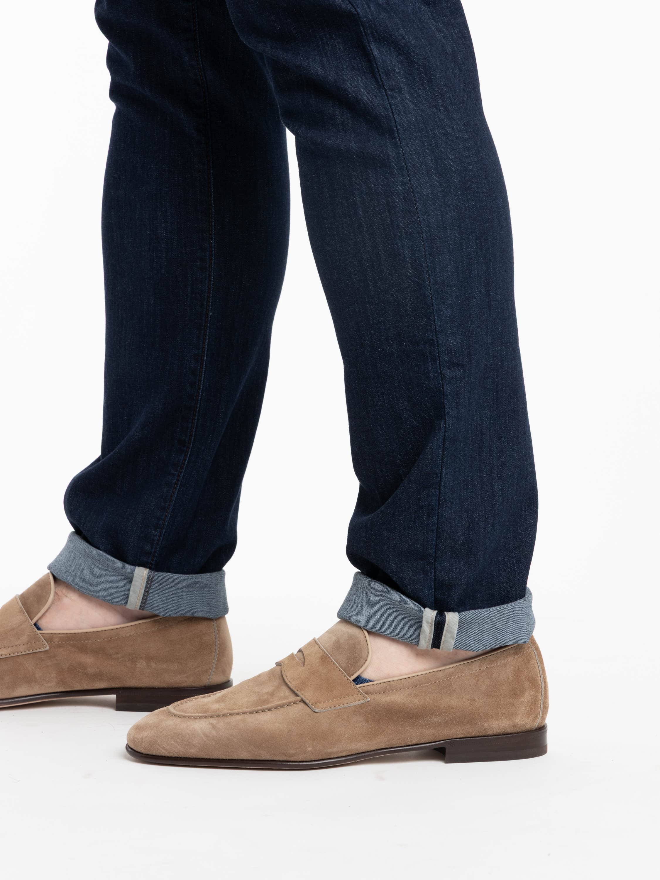 Navy Milano 5 Pockets Jeans