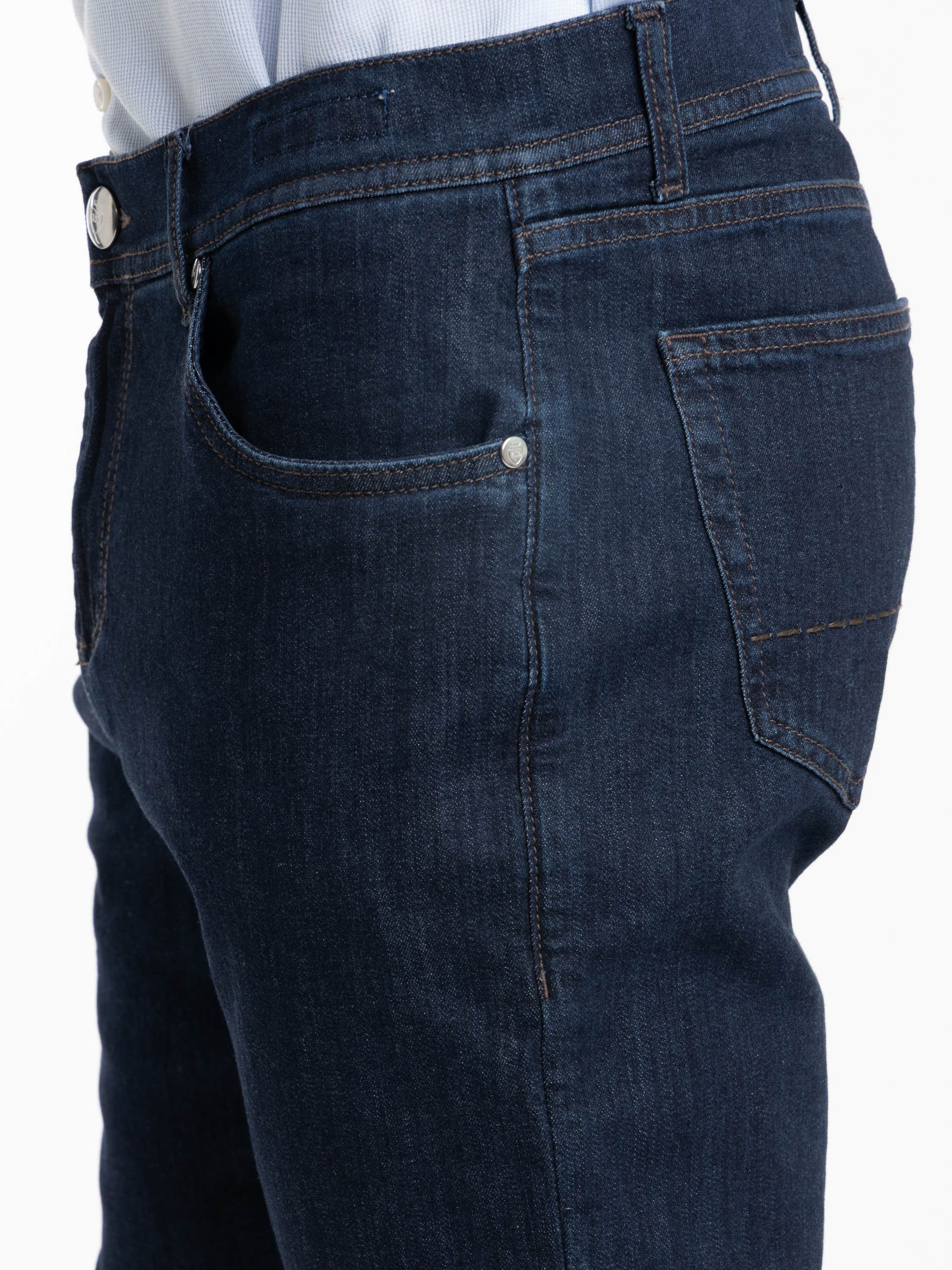 Navy Milano 5 Pockets Jeans