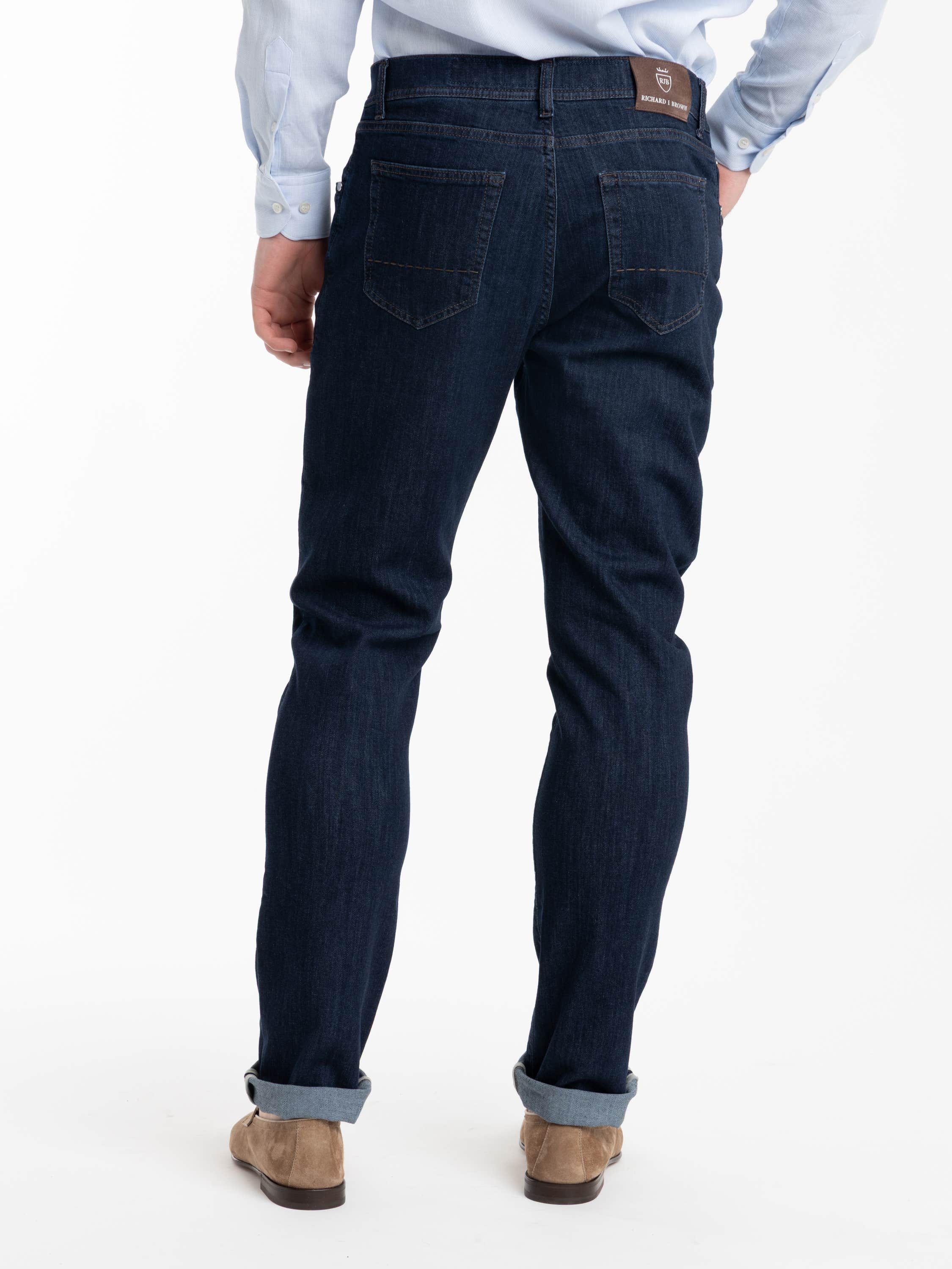 Navy Milano 5 Pockets Jeans