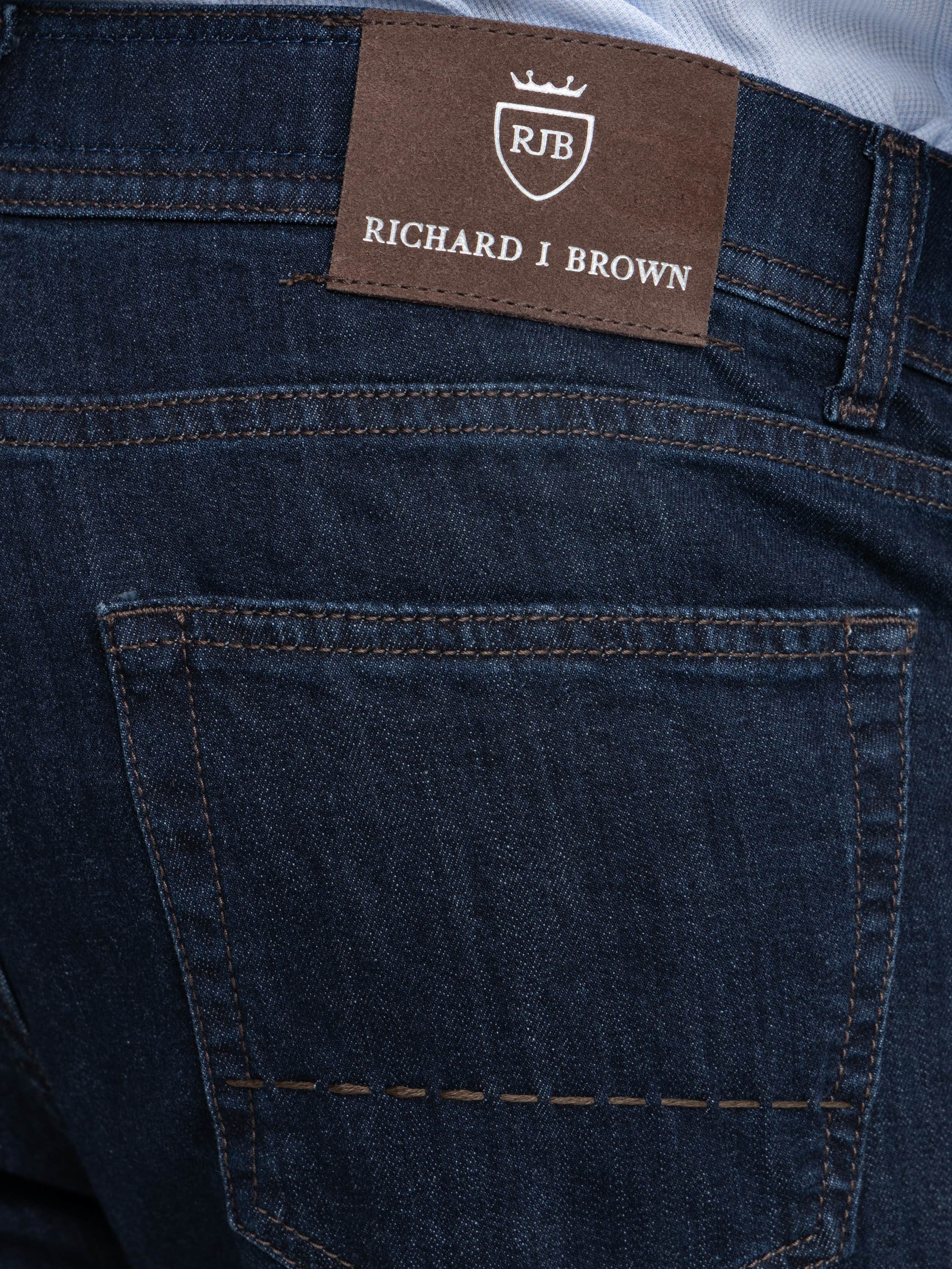 Navy Milano 5 Pockets Jeans