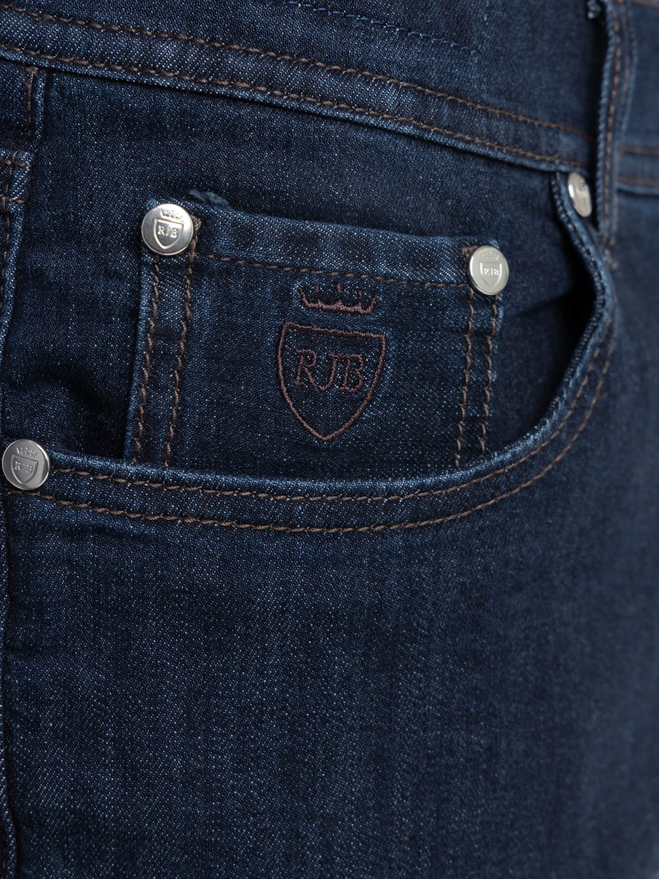 Navy Milano 5 Pockets Jeans