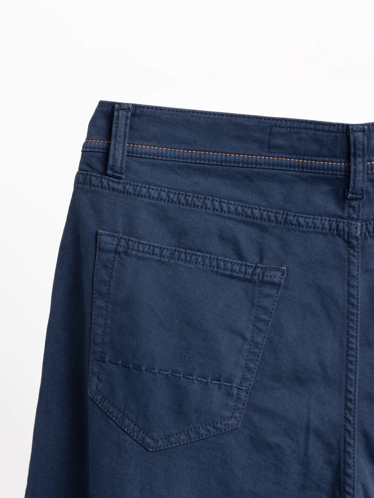 Navy Milano Cashmere-Blend Jeans