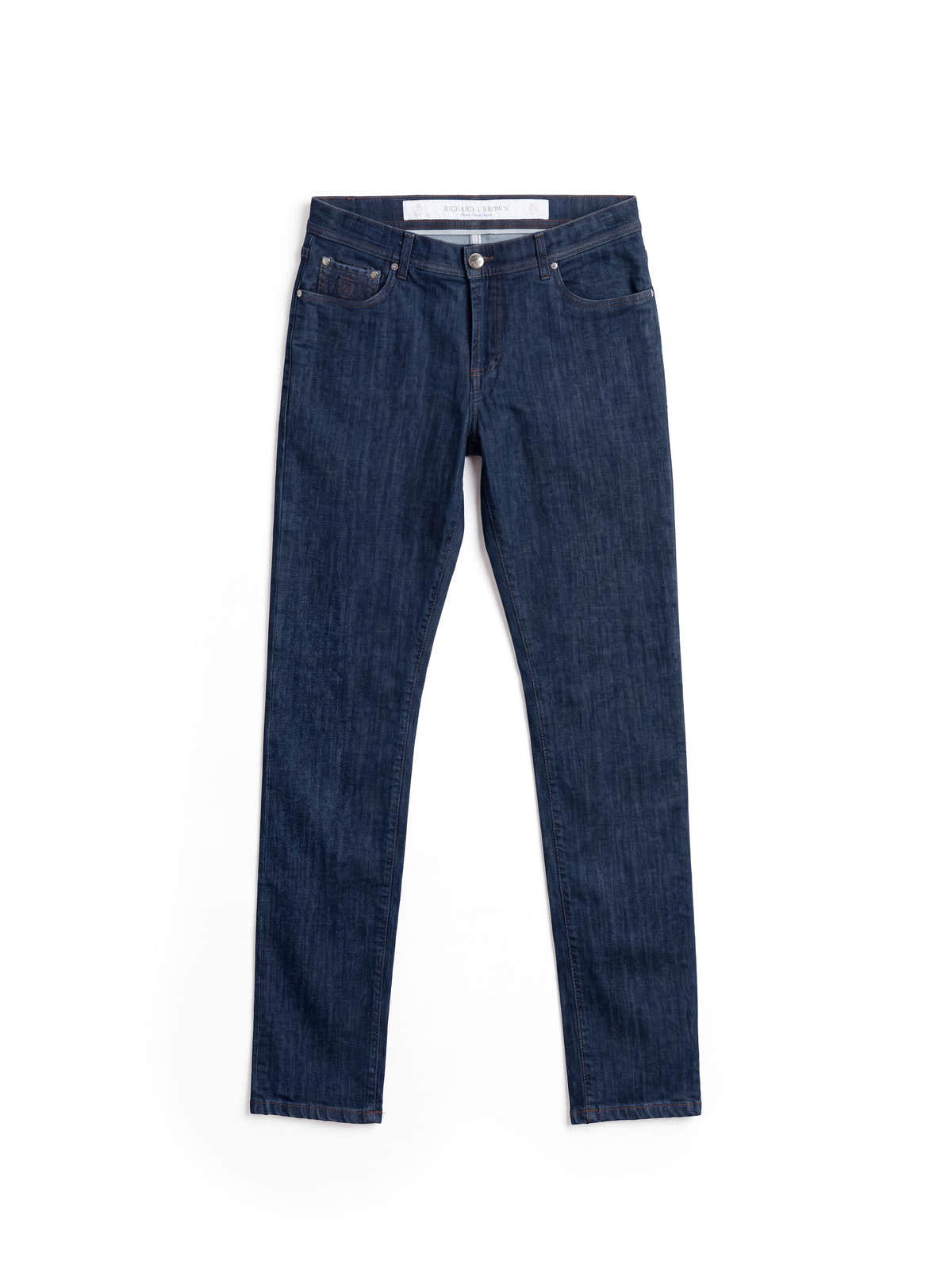 Navy Milano Cotton Jeans