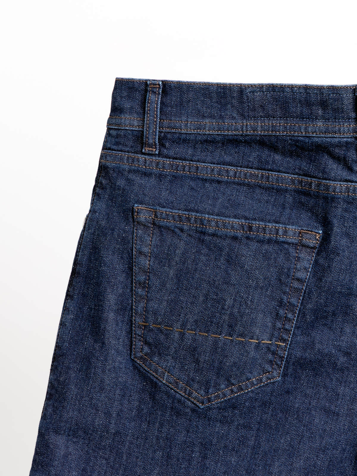 Navy Milano Cotton Jeans