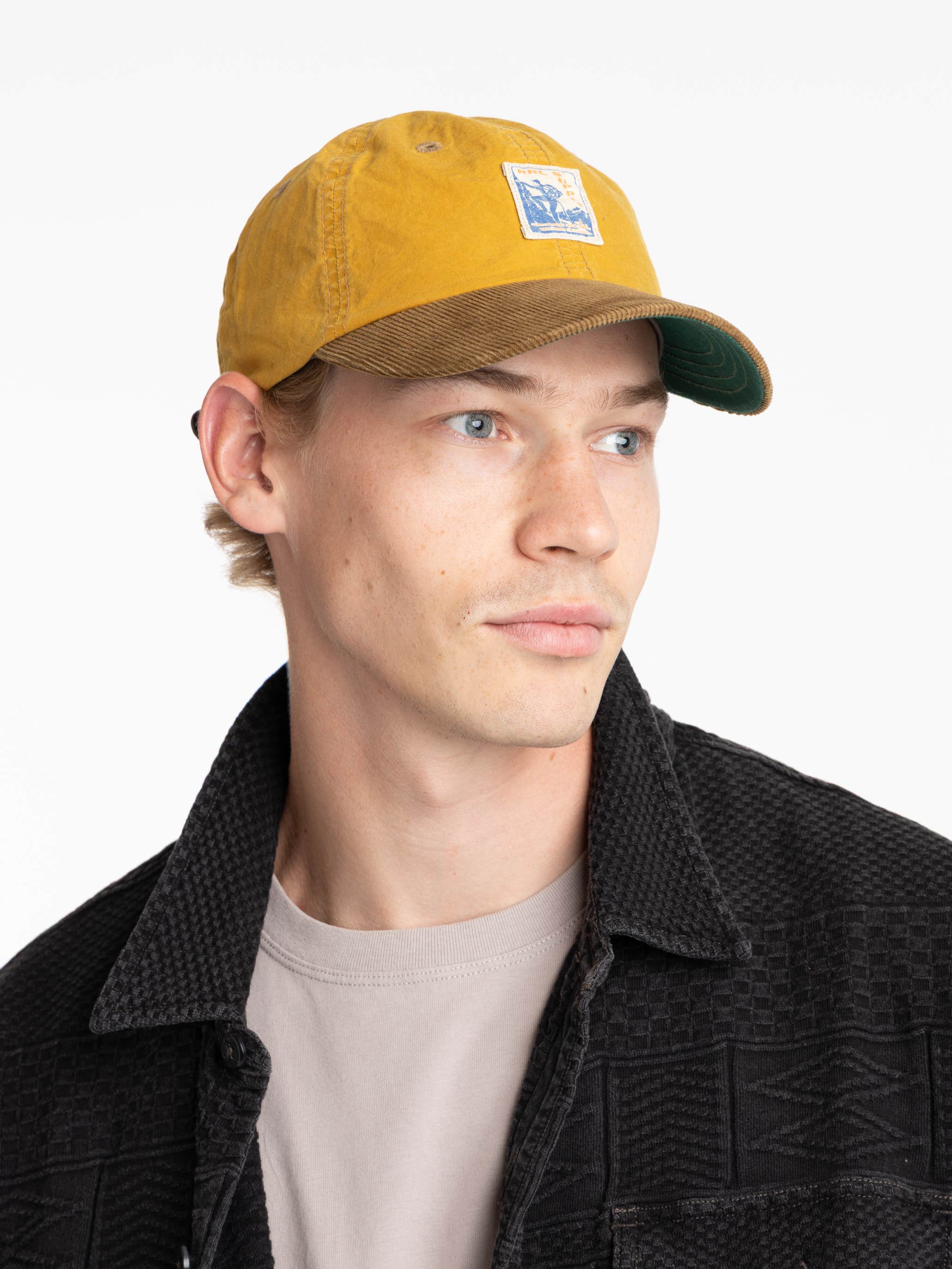 Corduroy-Bill Yellow Ball Cap