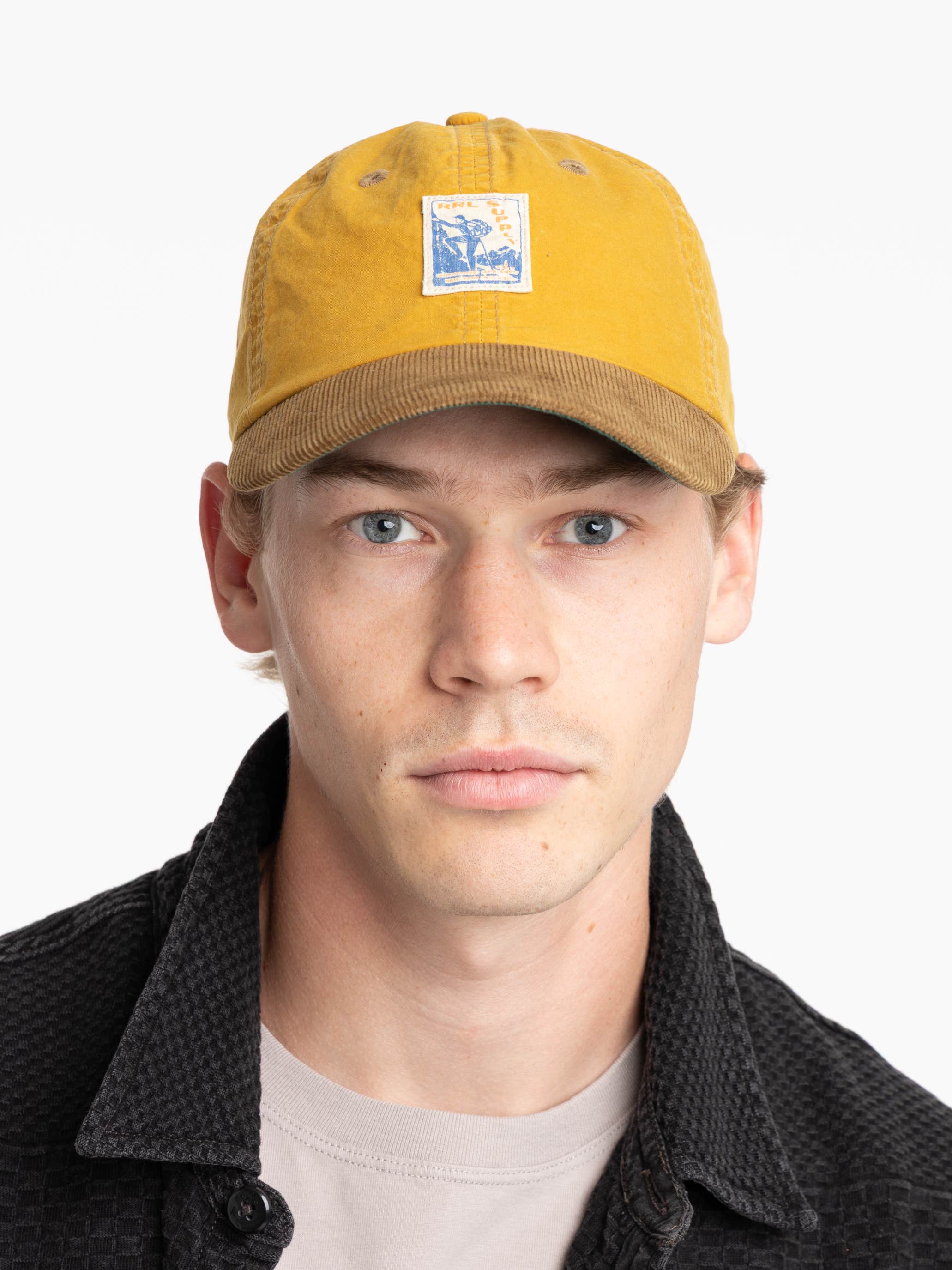 Corduroy-Bill Yellow Ball Cap