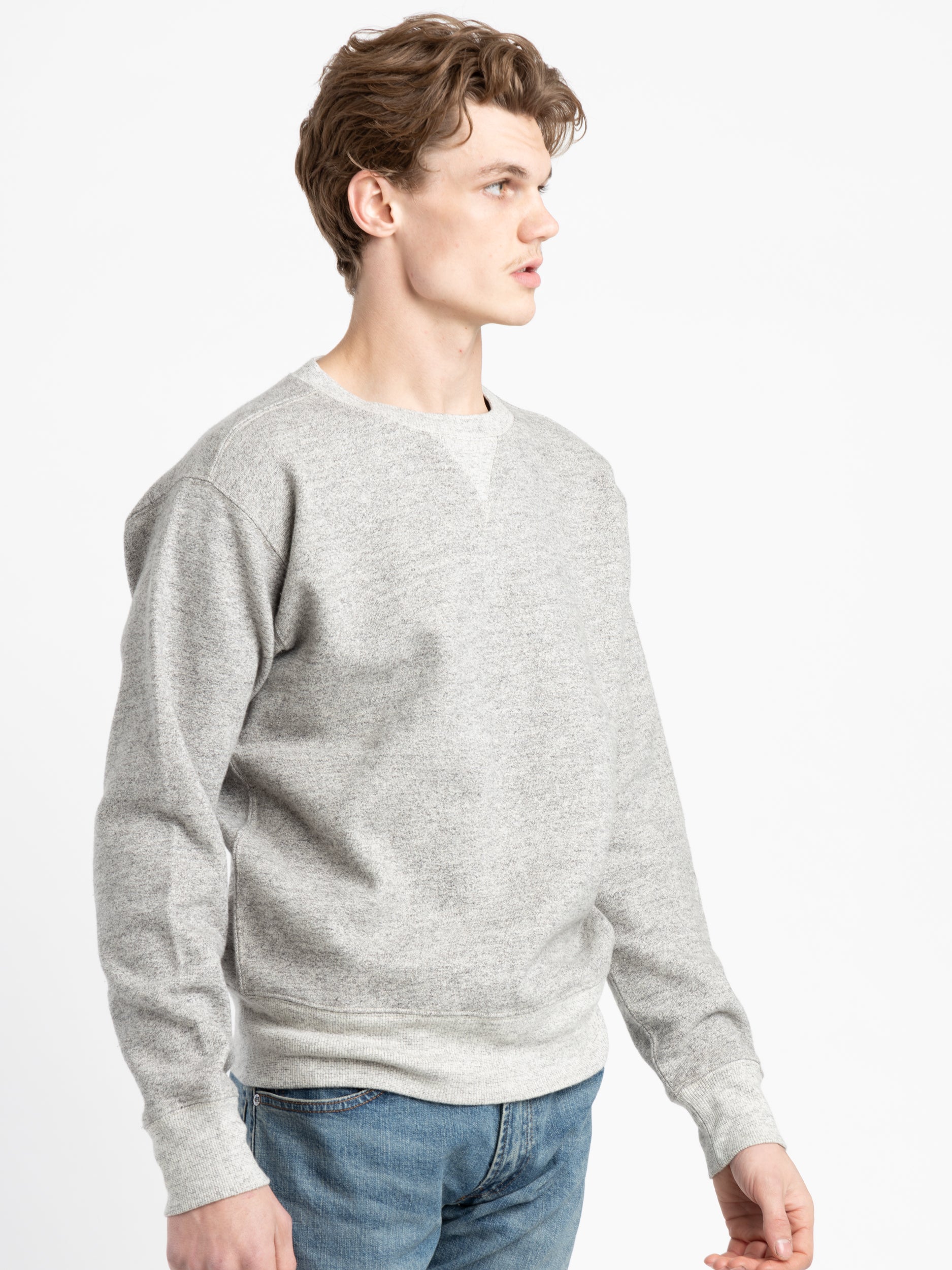 Grey Fleece Sweatshirt – The Helm Clothing