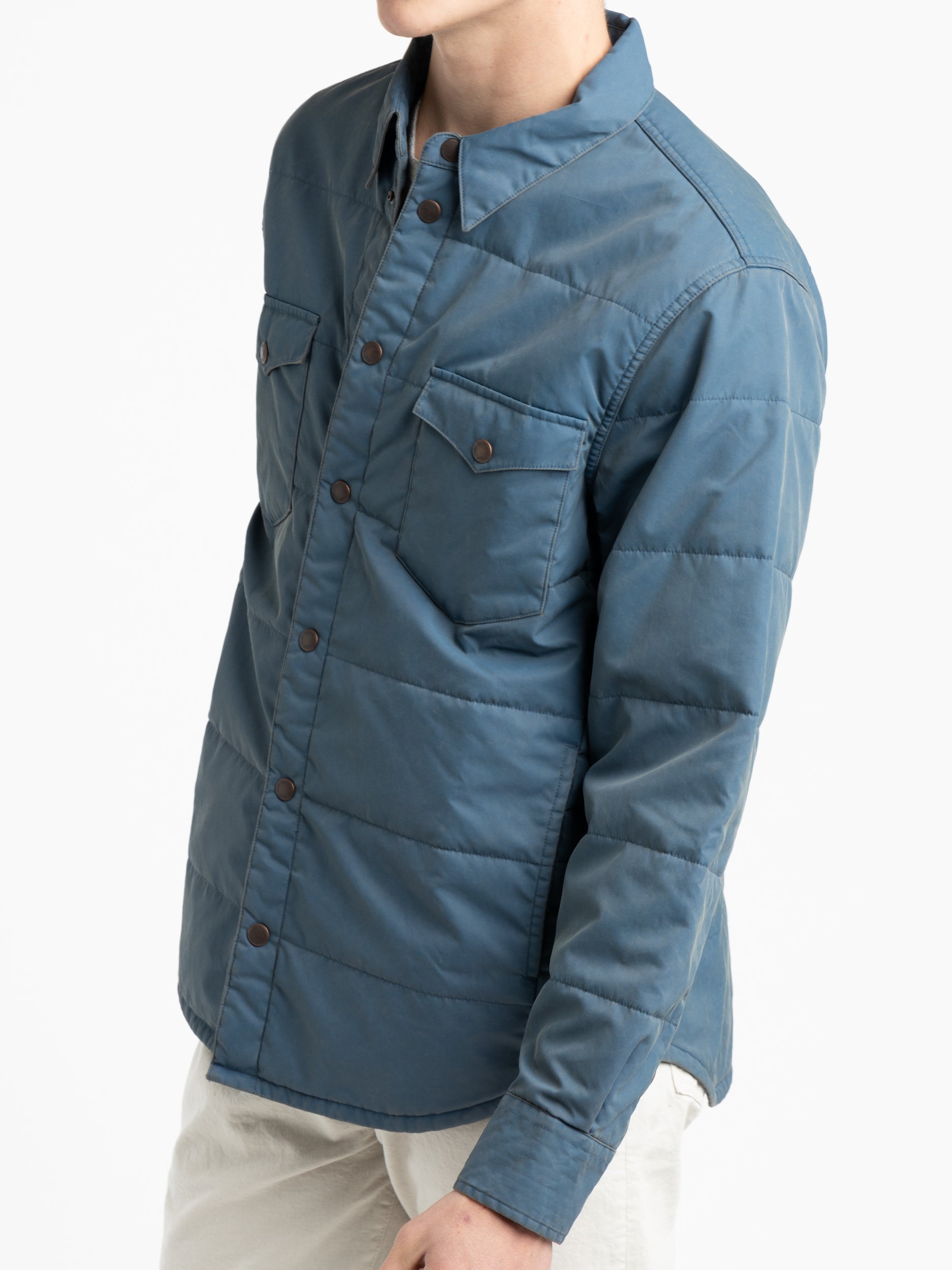 Quilted Twill Western Overshirt – The Helm Clothing