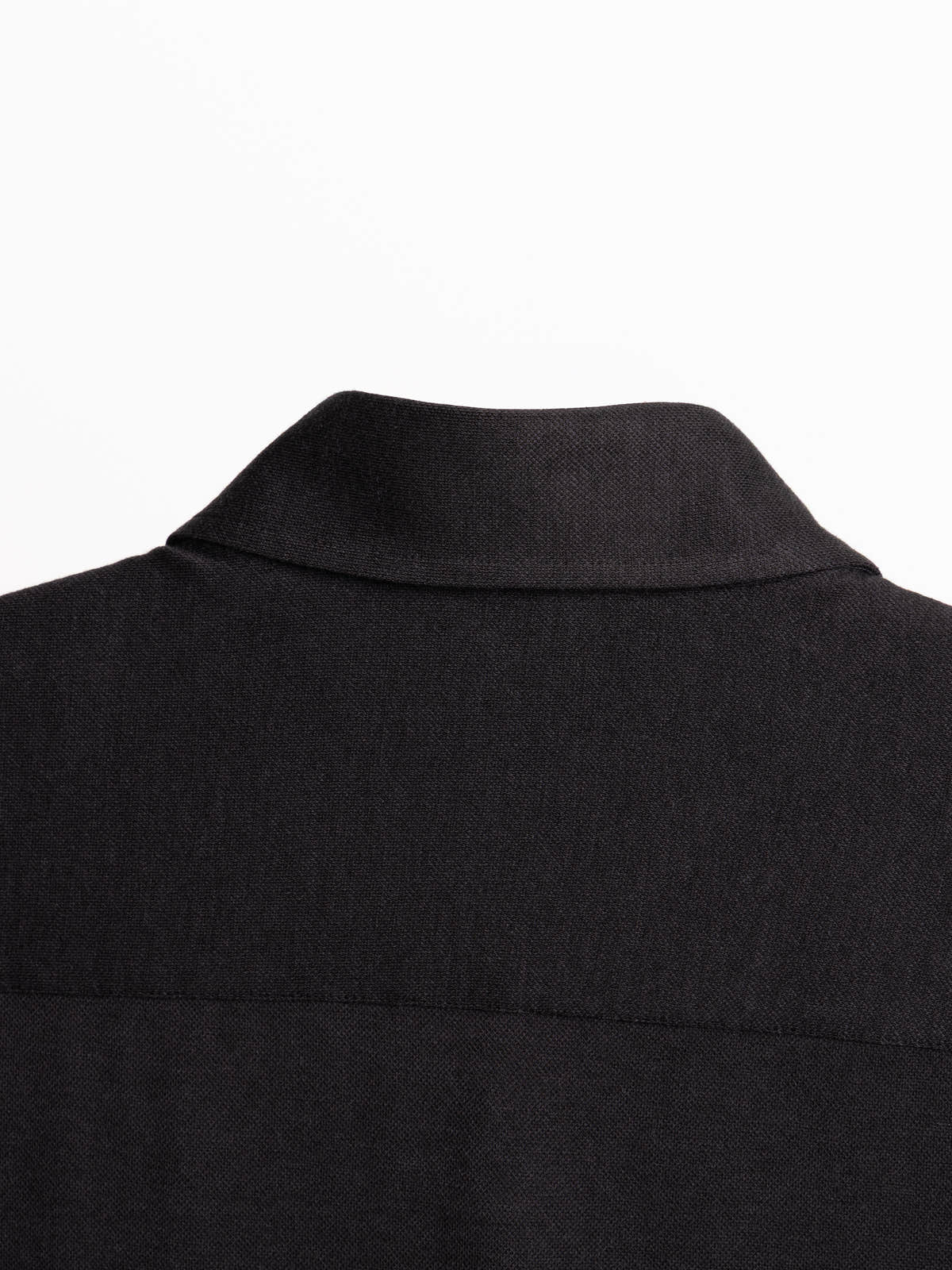 Black Cotton & Lyocell Jersey Shirt
