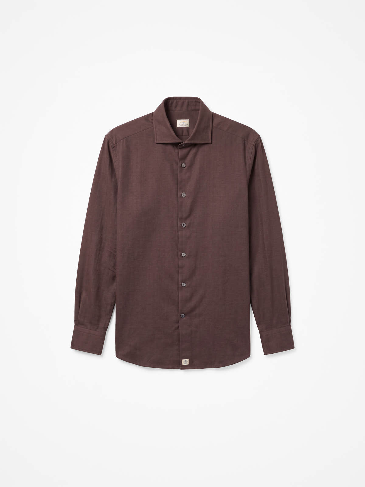 Brown Cotton Jersey Shirt