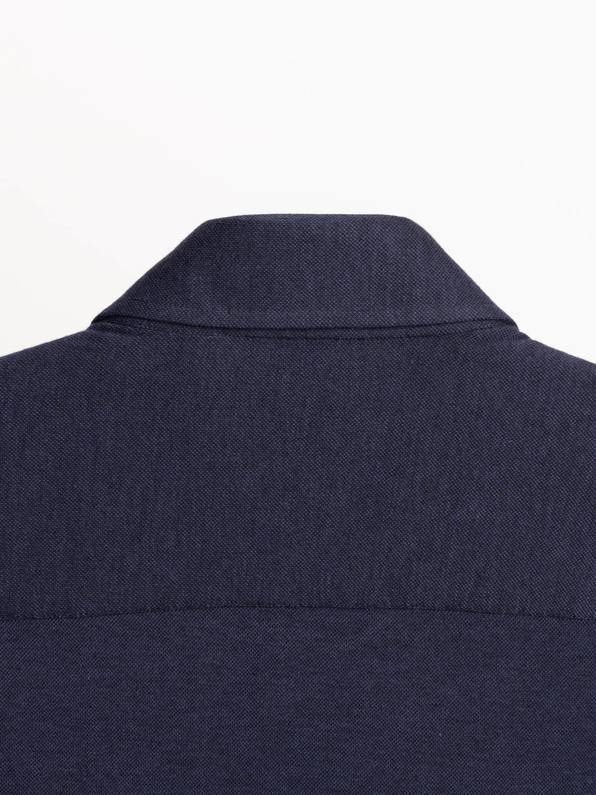 Navy Cotton & Lyocell Jersey Shirt