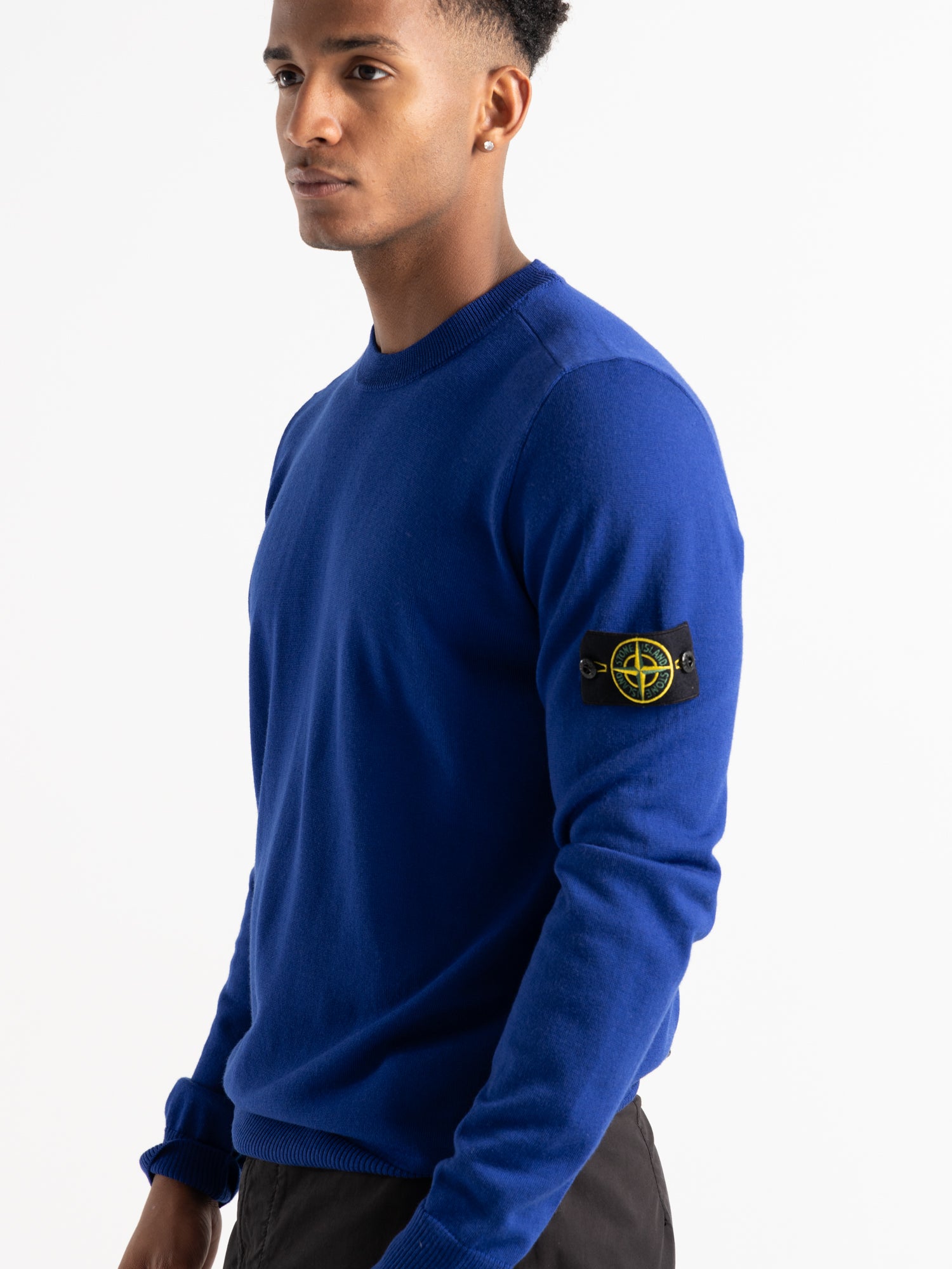 Blue hotsell crewneck sweater