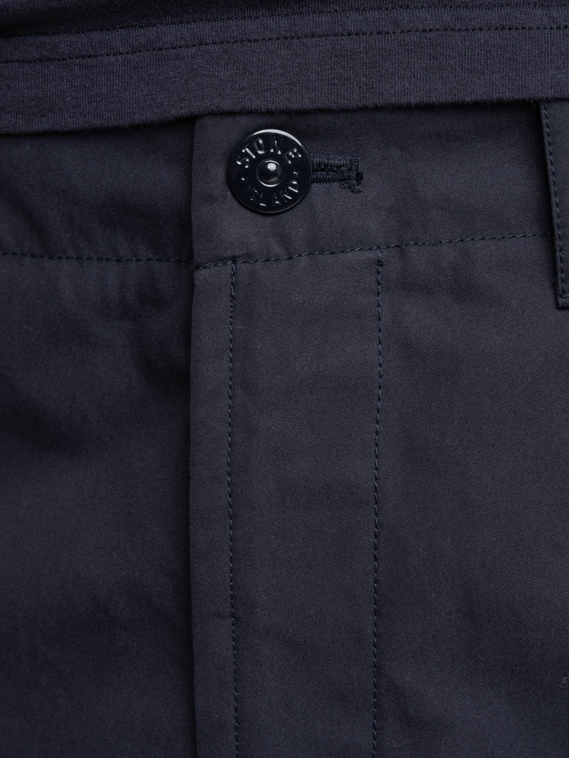 Navy Waterproof Cotton Canvas Ghost Pant