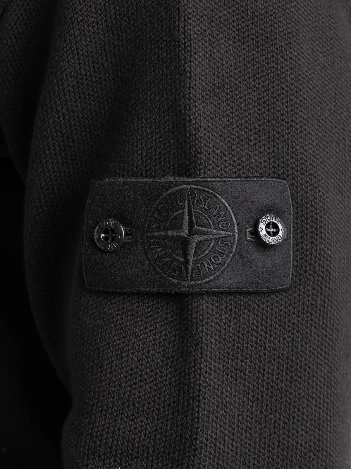 Black Cashmere Ghost Turtleneck Sweater
