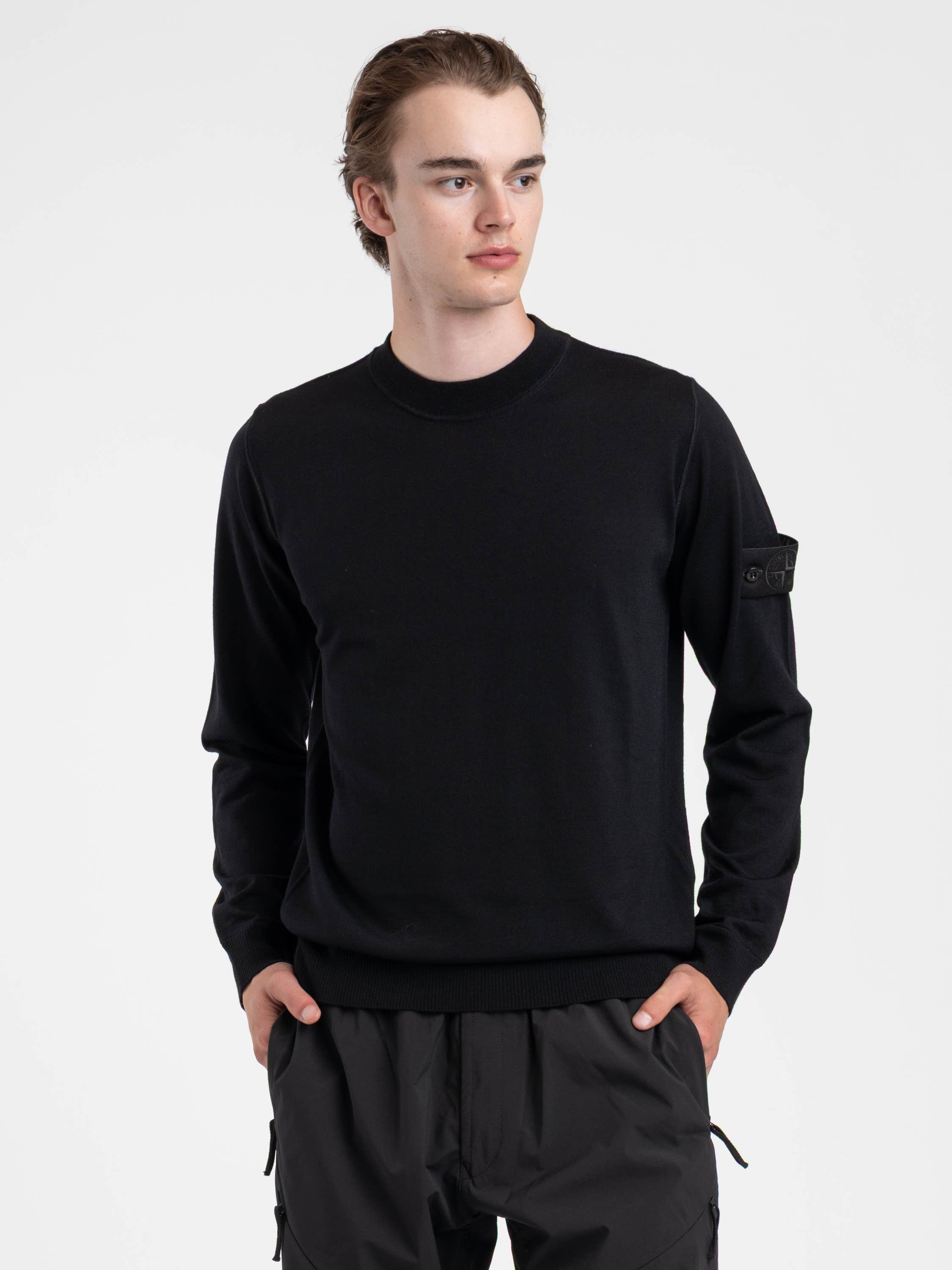 Black Light Pure RWS Wool Ghost Sweater