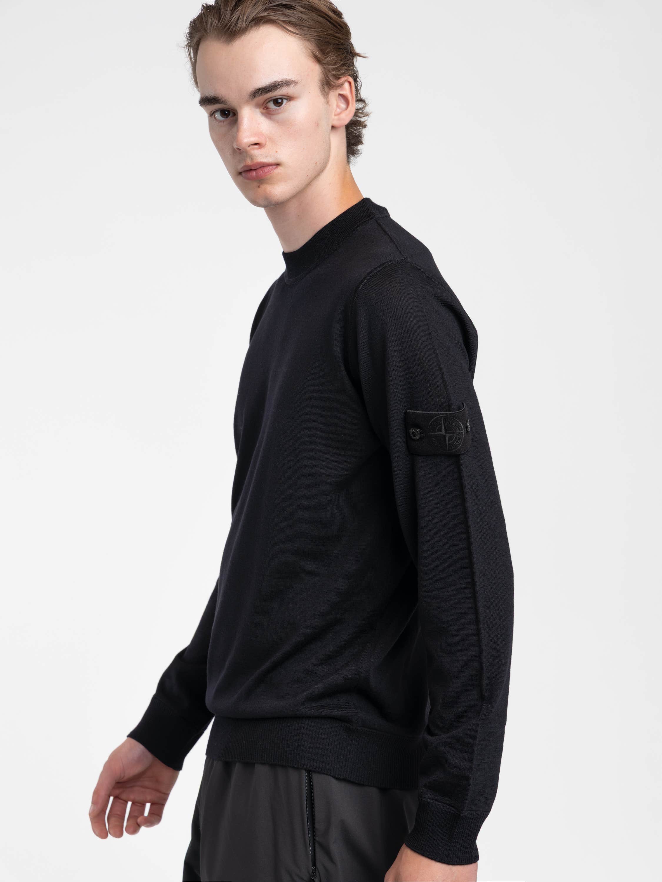 Black Light Pure RWS Wool Ghost Sweater