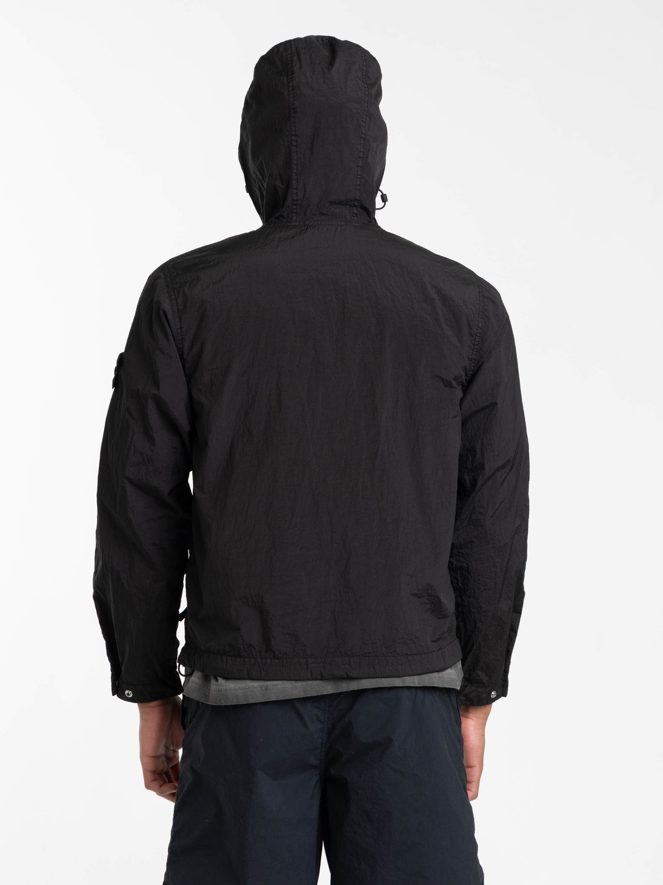 Black Nylon Metal Watro Jacket