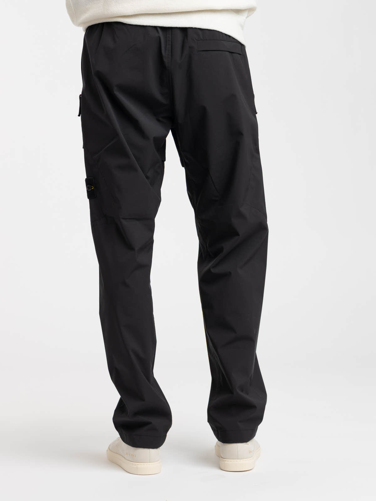 Black Organic Cotton Ripstop Cargo Pants