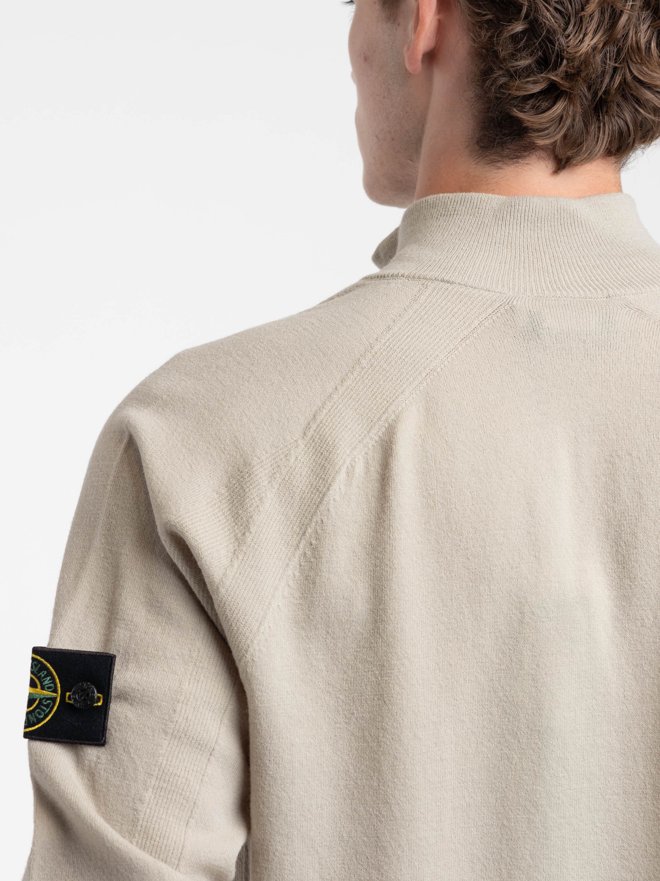 Coal Gray Organic Cotton Fleece Quarter-Zip Sweatshirt