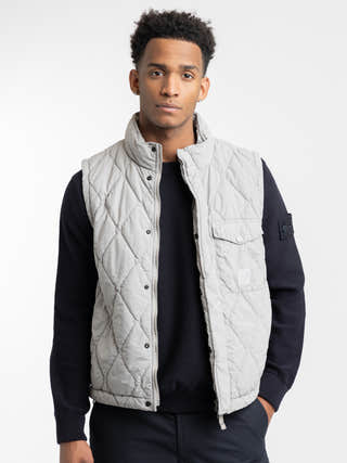Stone Island Ghost PRIMALOFT® Padded Grey Vest
