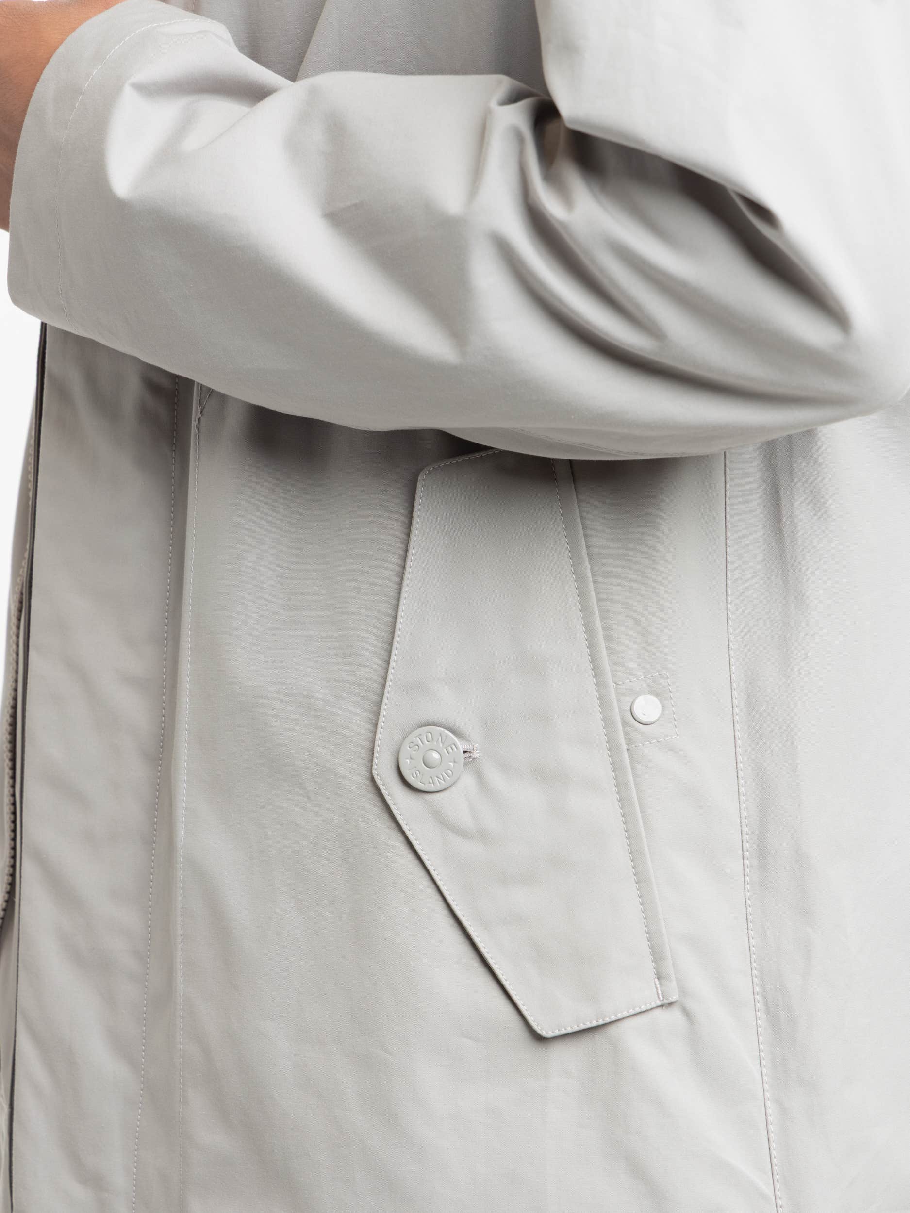 Ghost Weatherproof Cotton Grey Trench Coat