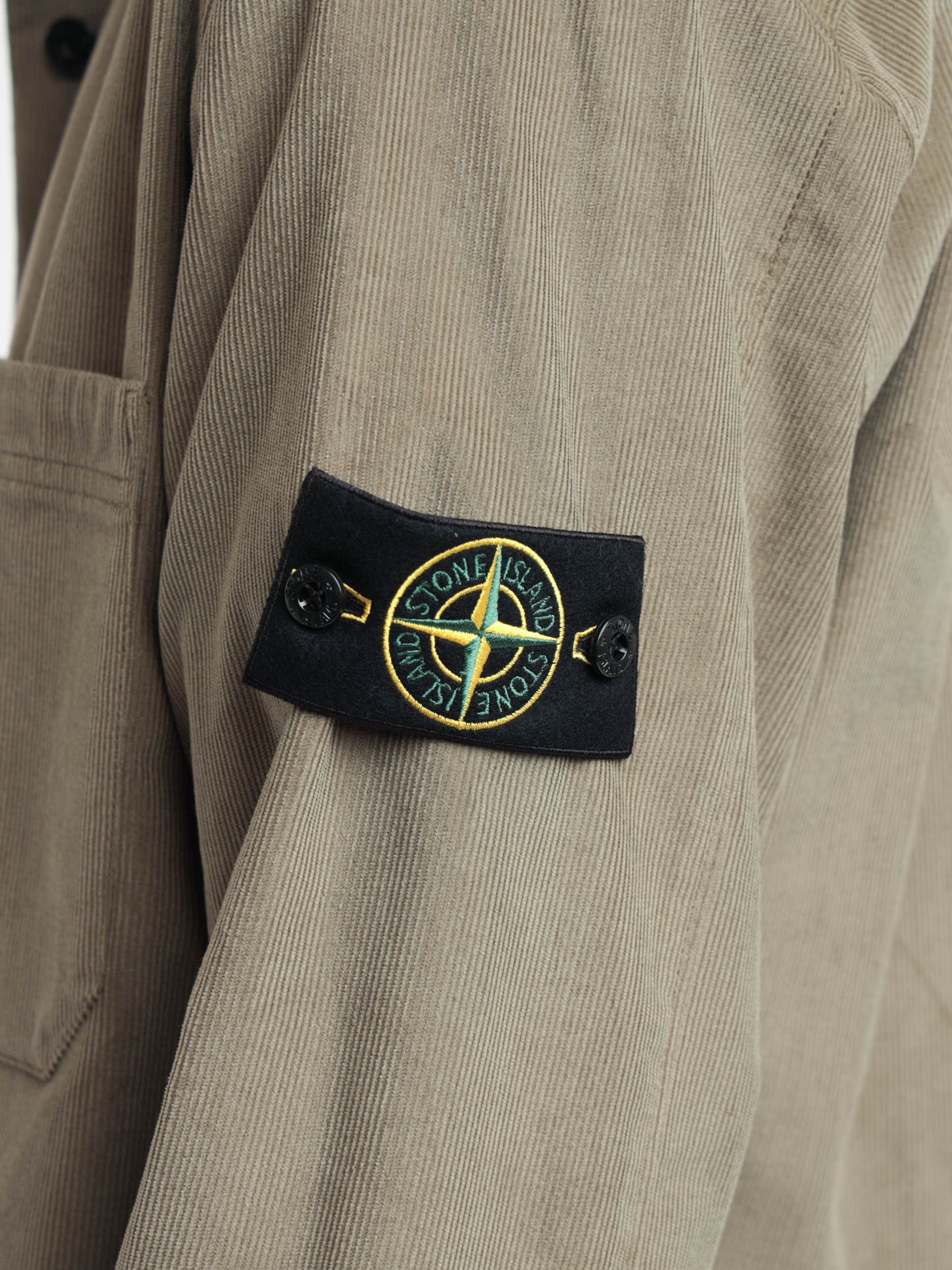 Green Cotton Corduroy Shirt