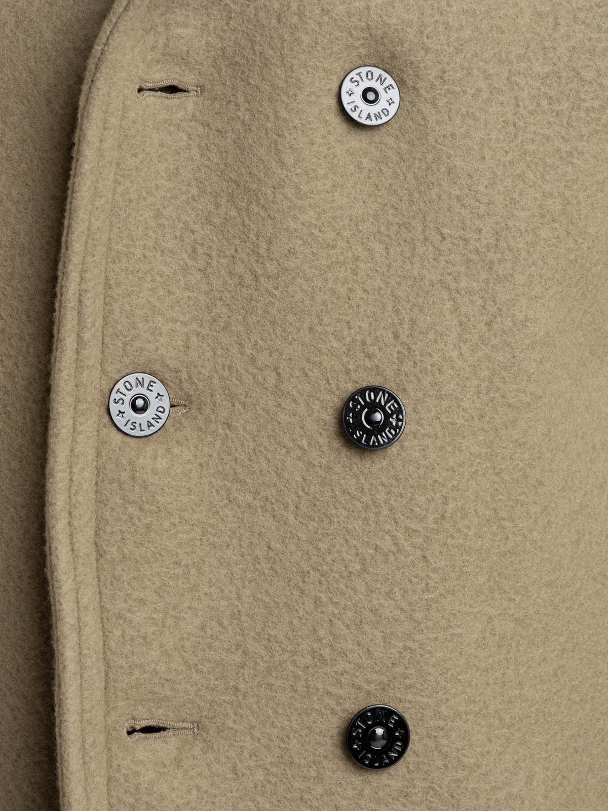 Green Wool Blend Coat