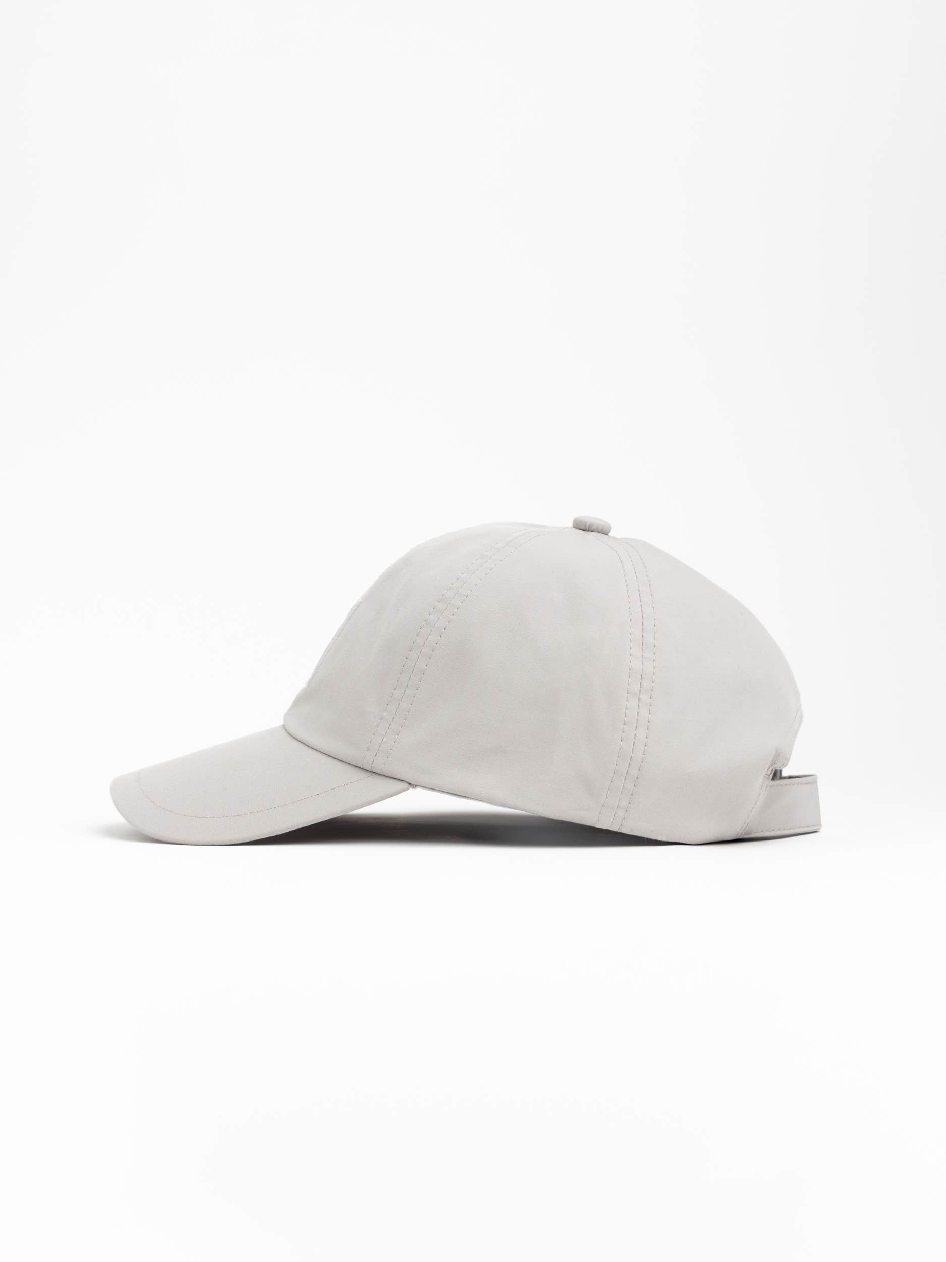 Grey Weatherproof Cotton Canvas Baseball Cap