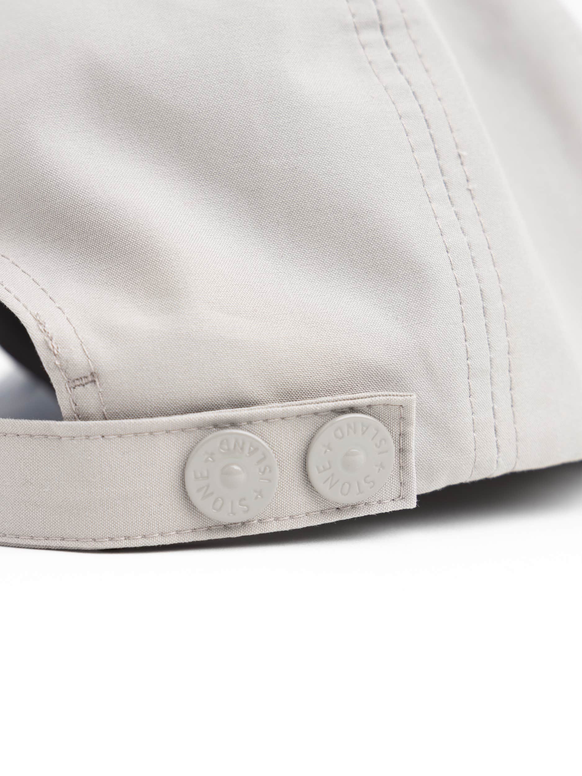 Grey Weatherproof Cotton Canvas Baseball Cap