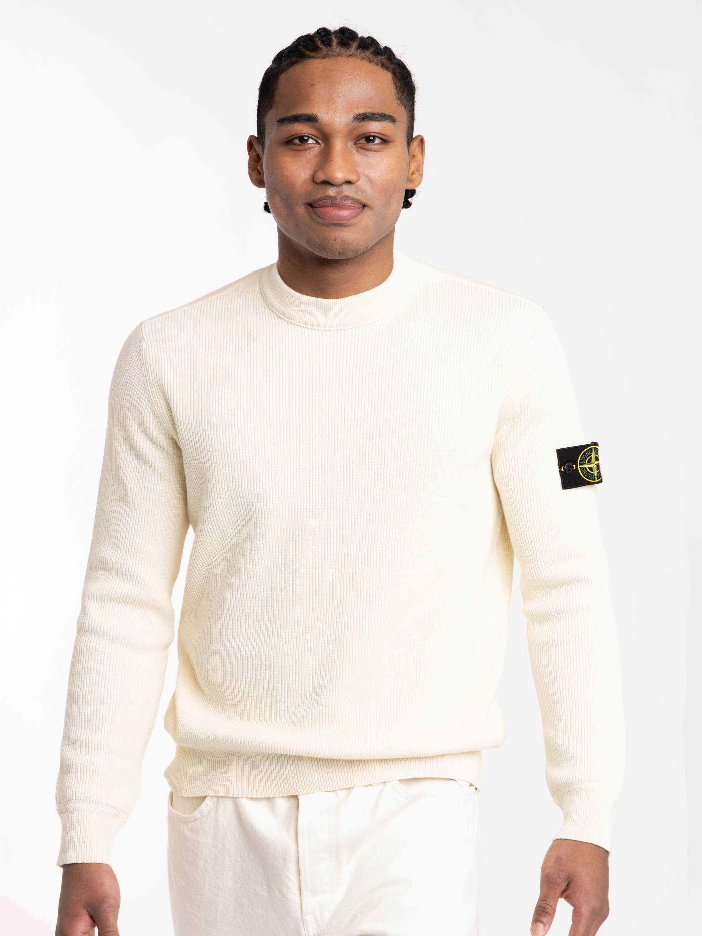 Ribbed Soft Organic Cotton Regular-fit Crewneck Sweater