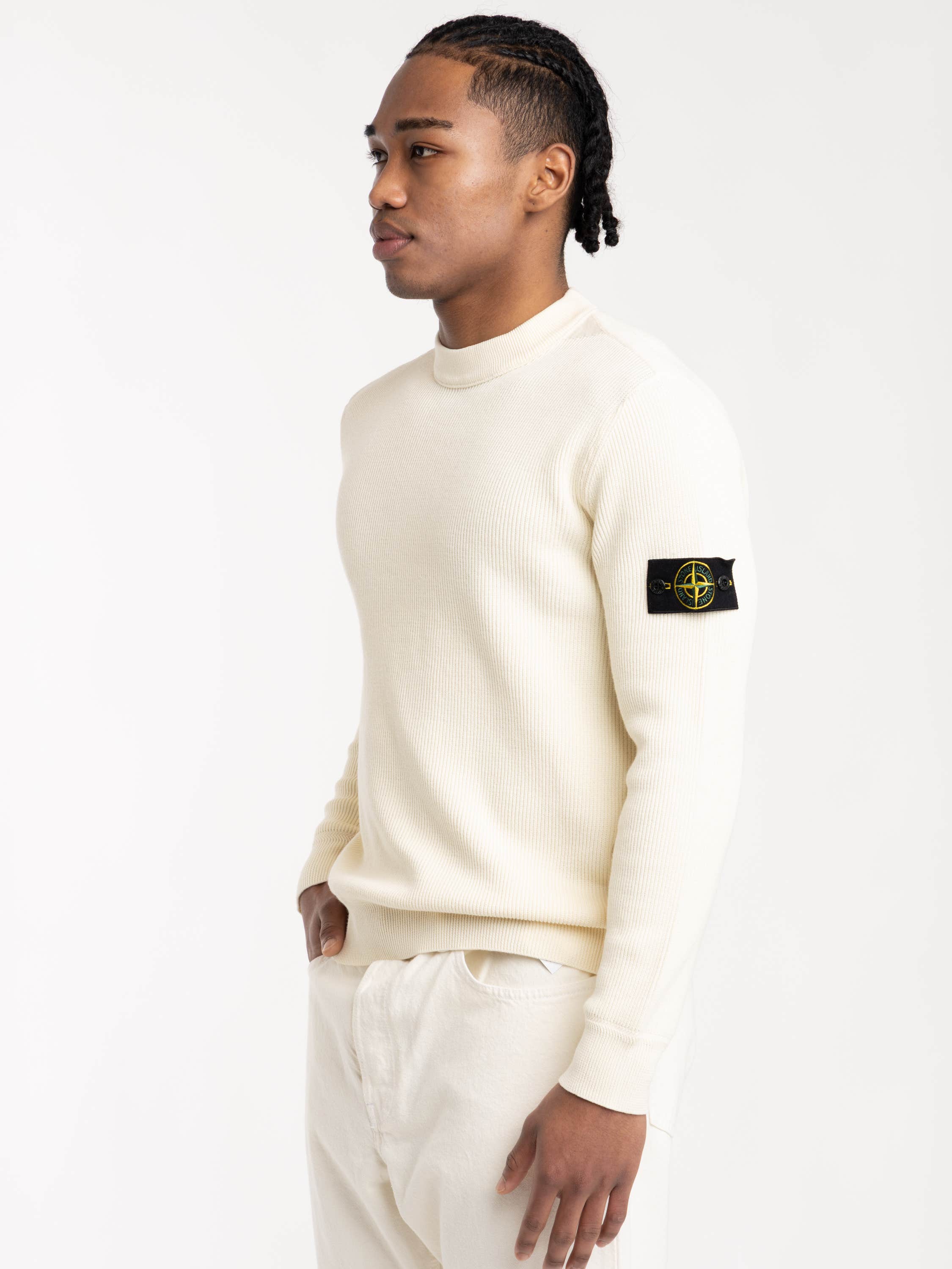 Ribbed Soft Organic Cotton Regular-fit Crewneck Sweater