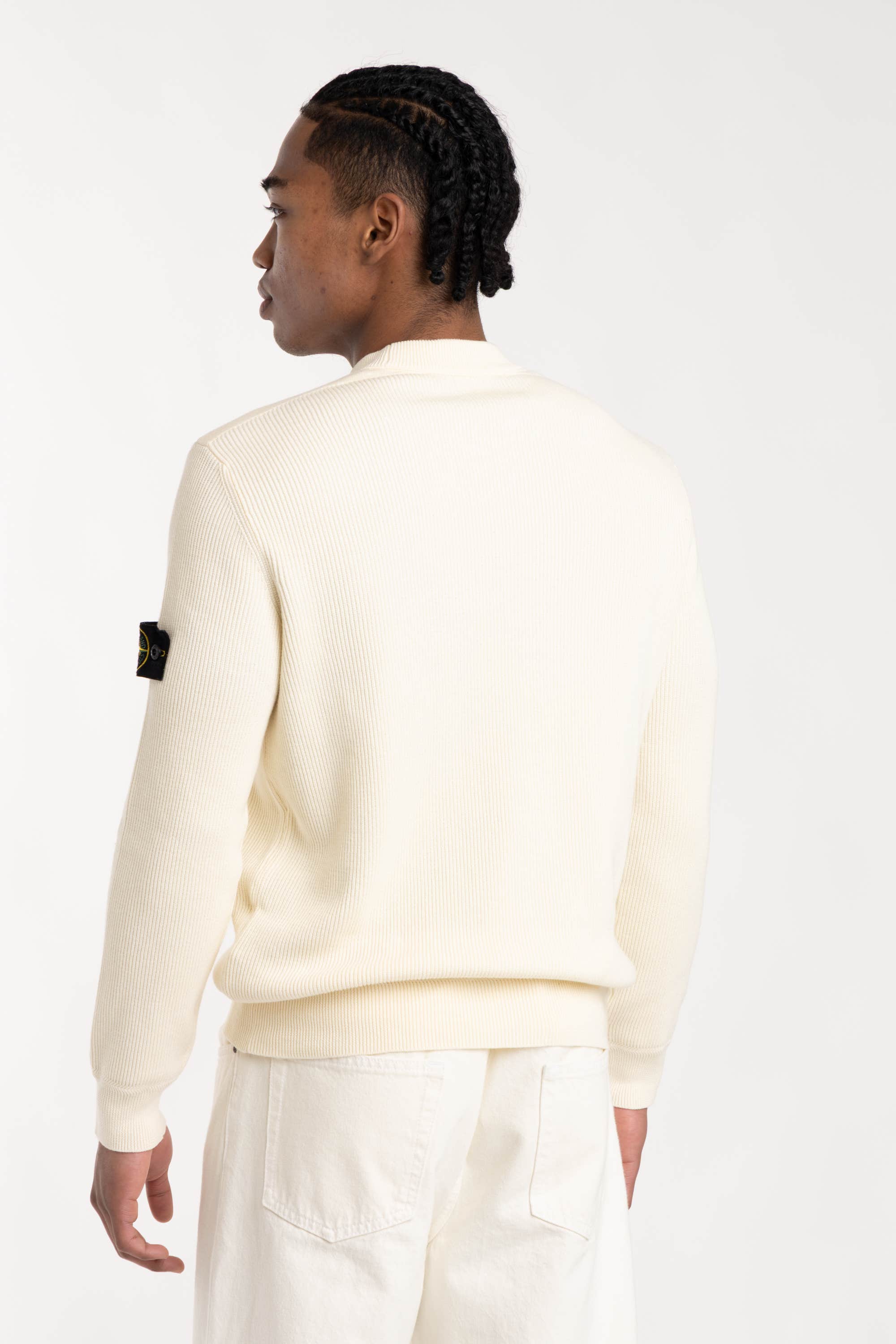 Ribbed Soft Organic Cotton Regular-fit Crewneck Sweater