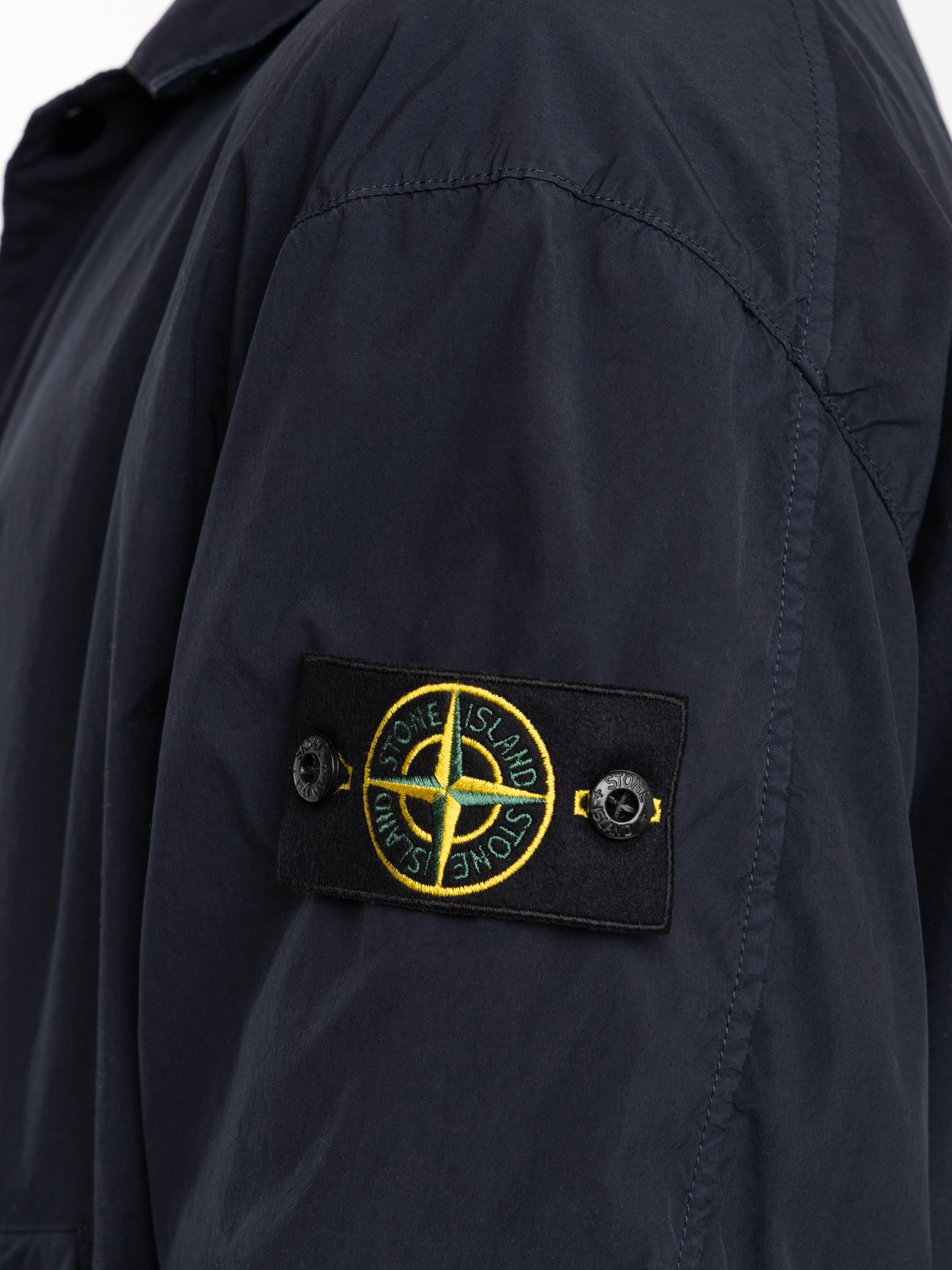 Navy Blue Light Compact Touch Poly-TC Coach Jacket with Anti-drop