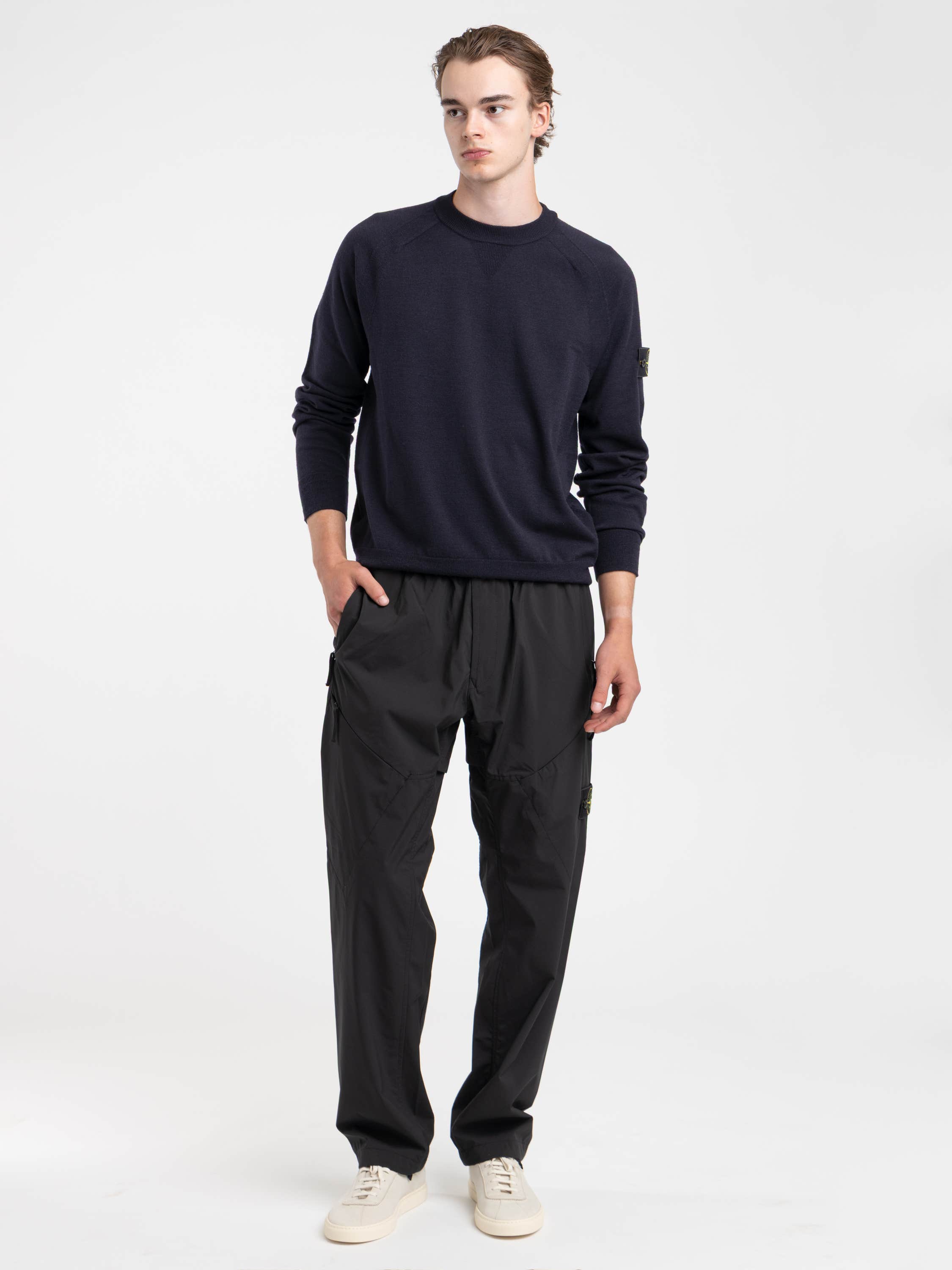 Navy Organic Cotton Jersey