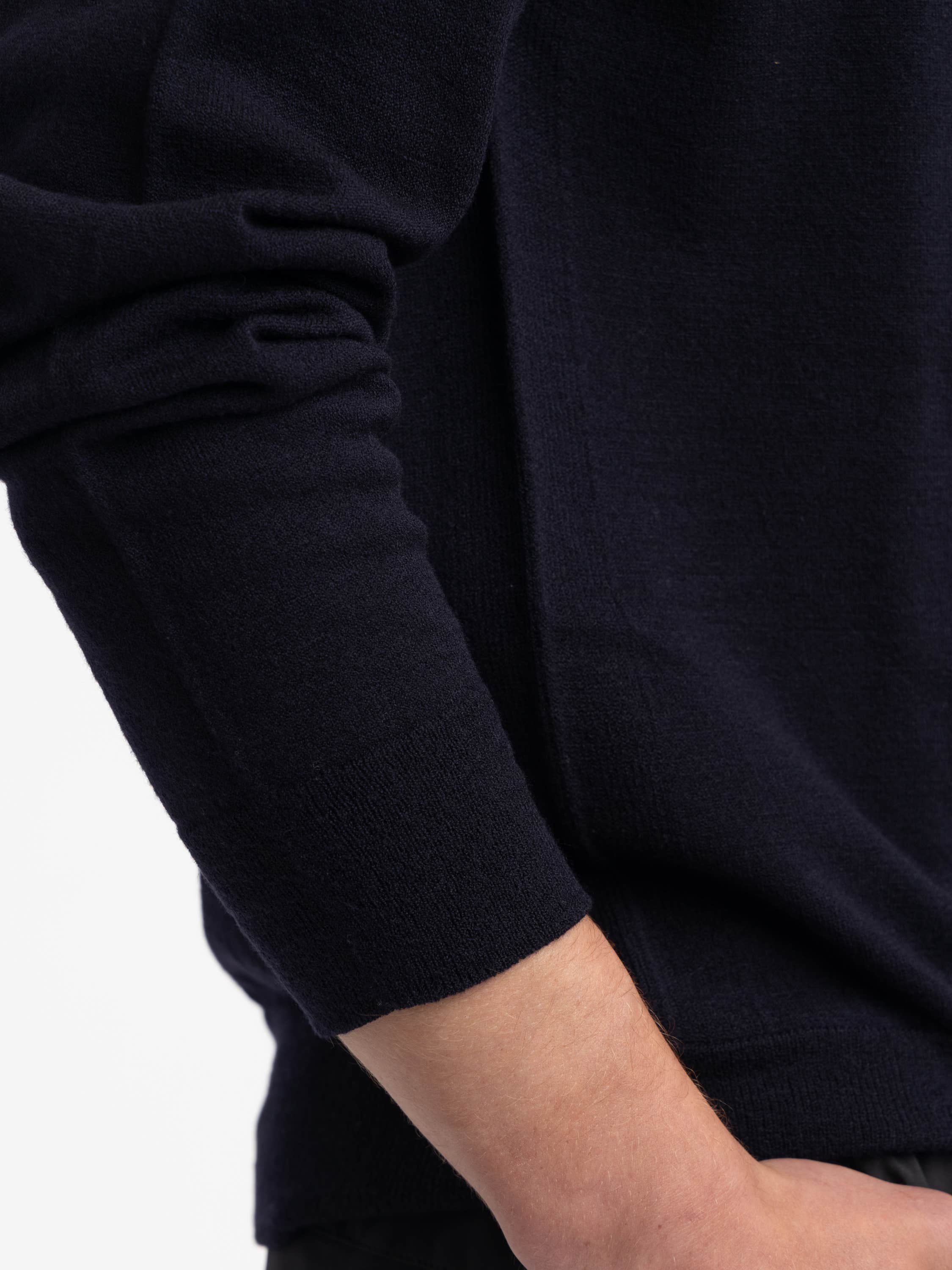 Navy Organic Cotton Jersey