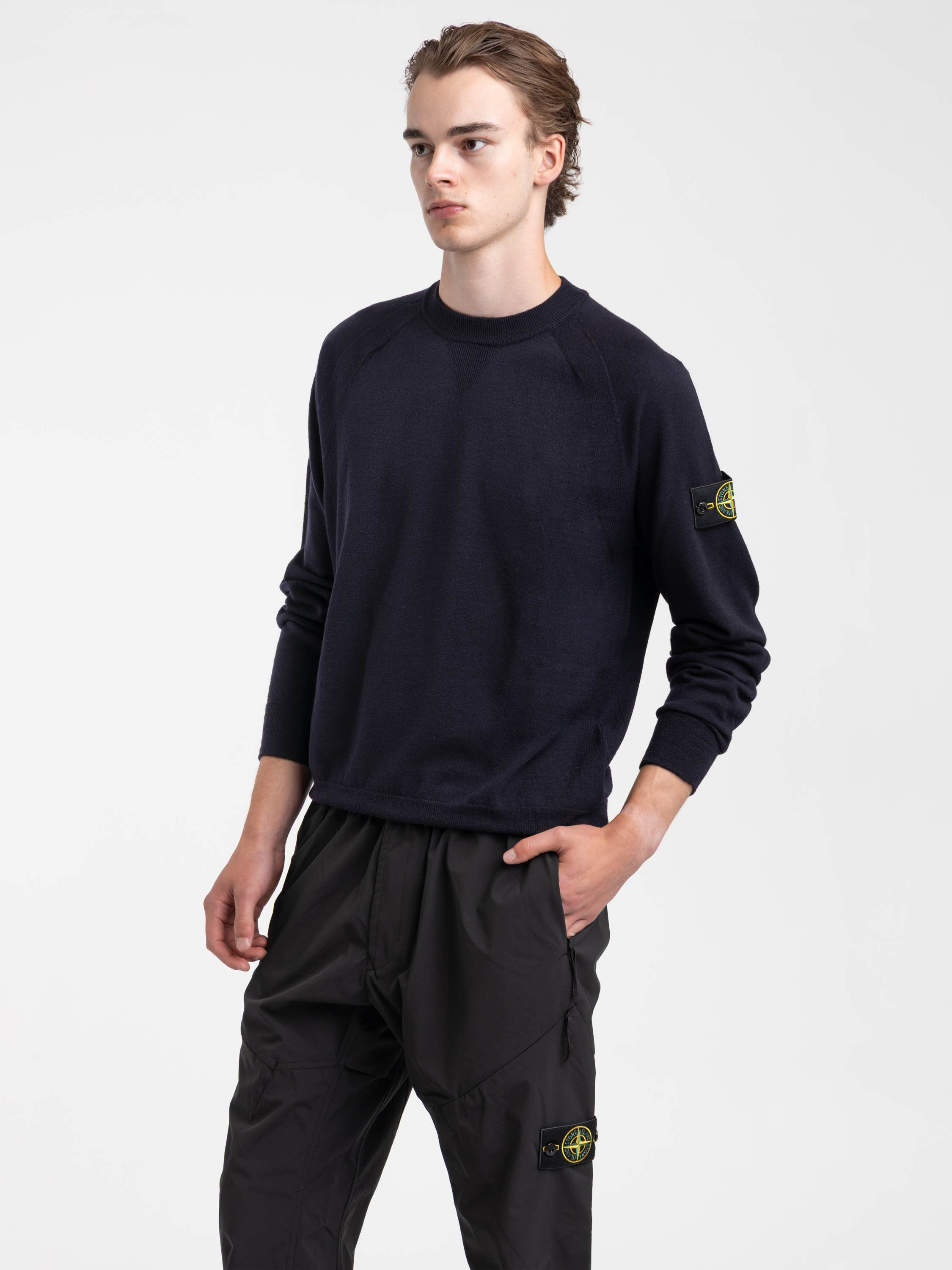 Navy Organic Cotton Jersey