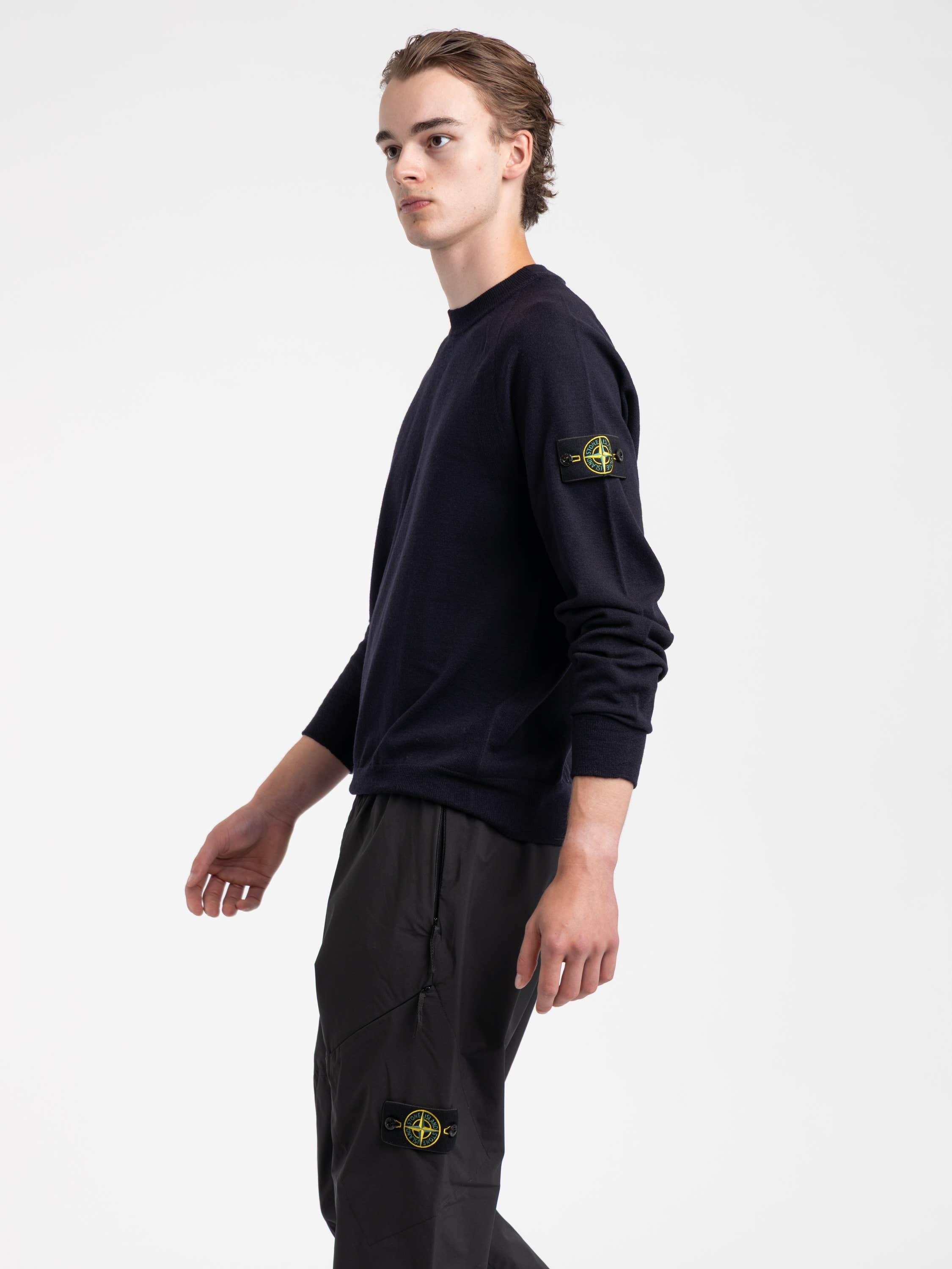 Navy Organic Cotton Jersey