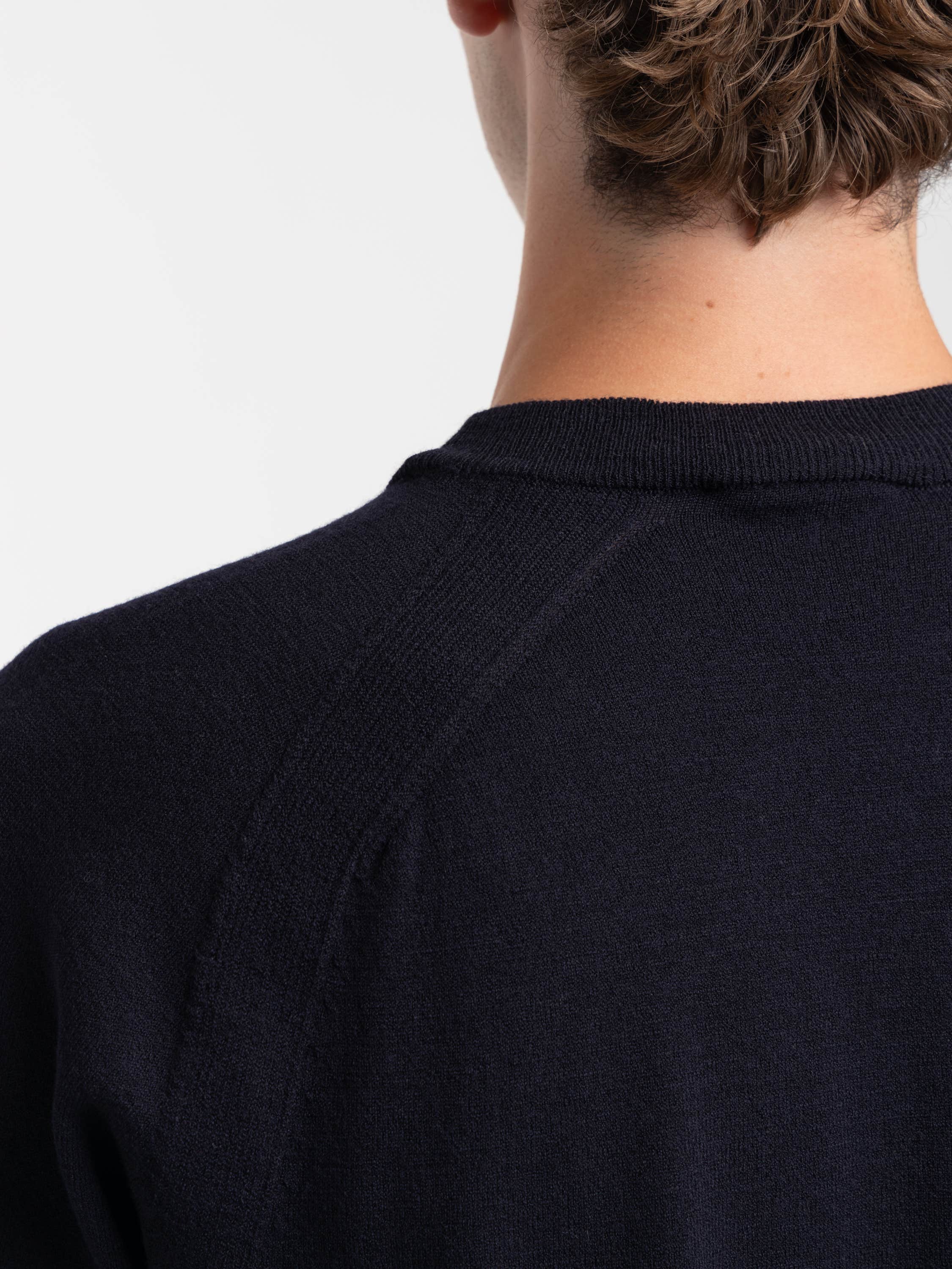 Navy Organic Cotton Jersey