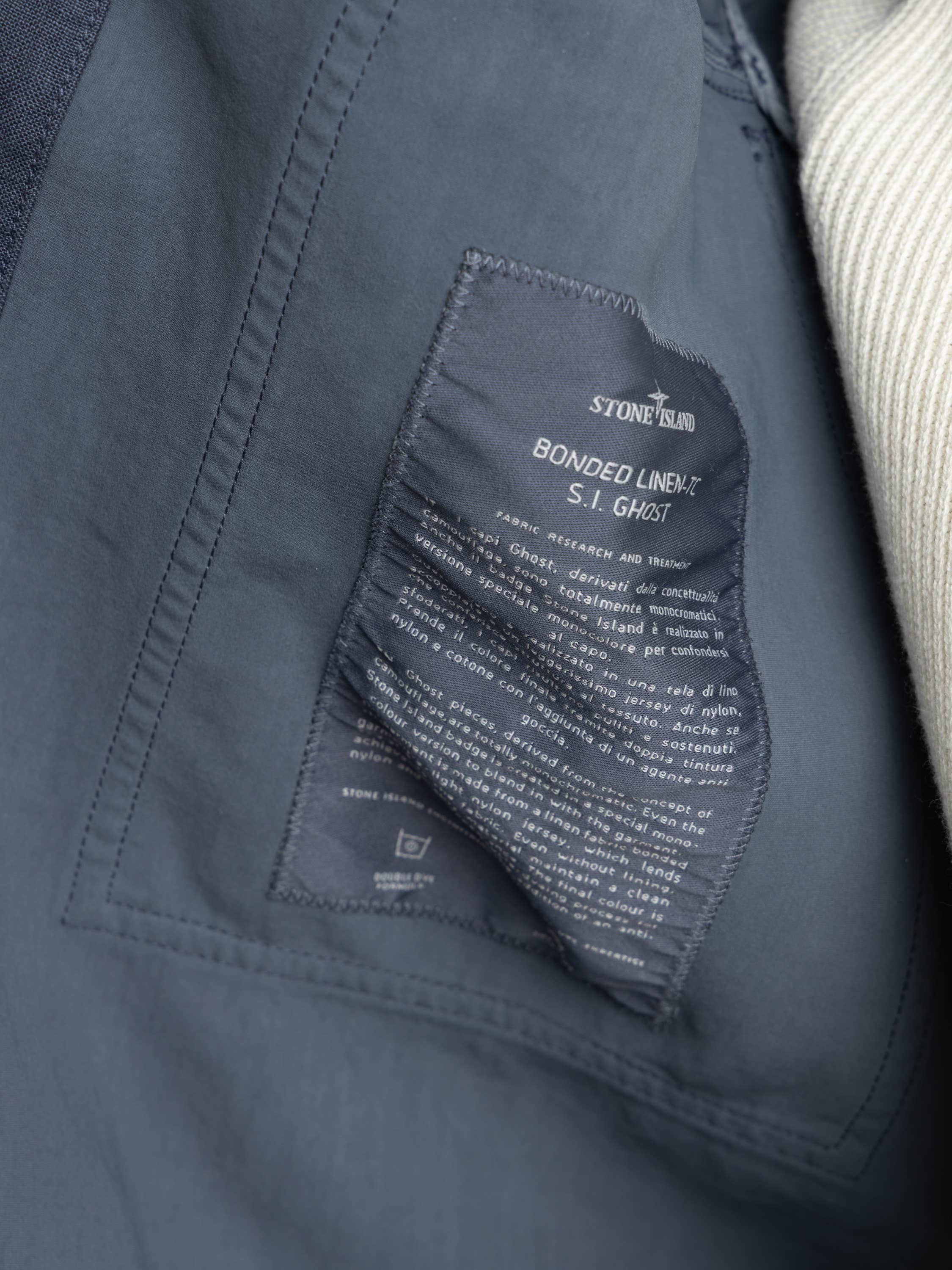 Slate Blue Bonded Linen TC S.I. Ghost Coach Jacket