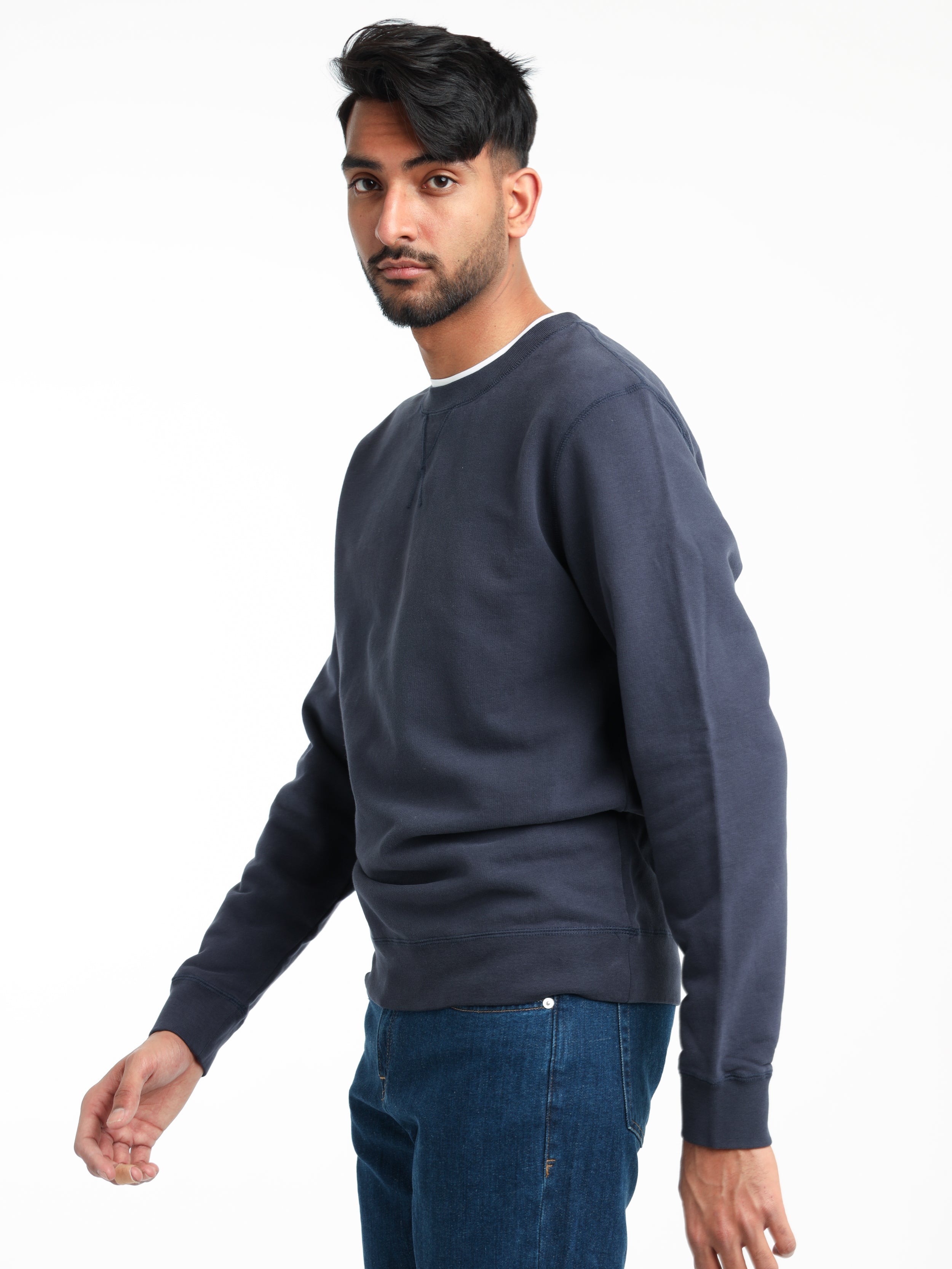 Navy hotsell sweatshirt mens