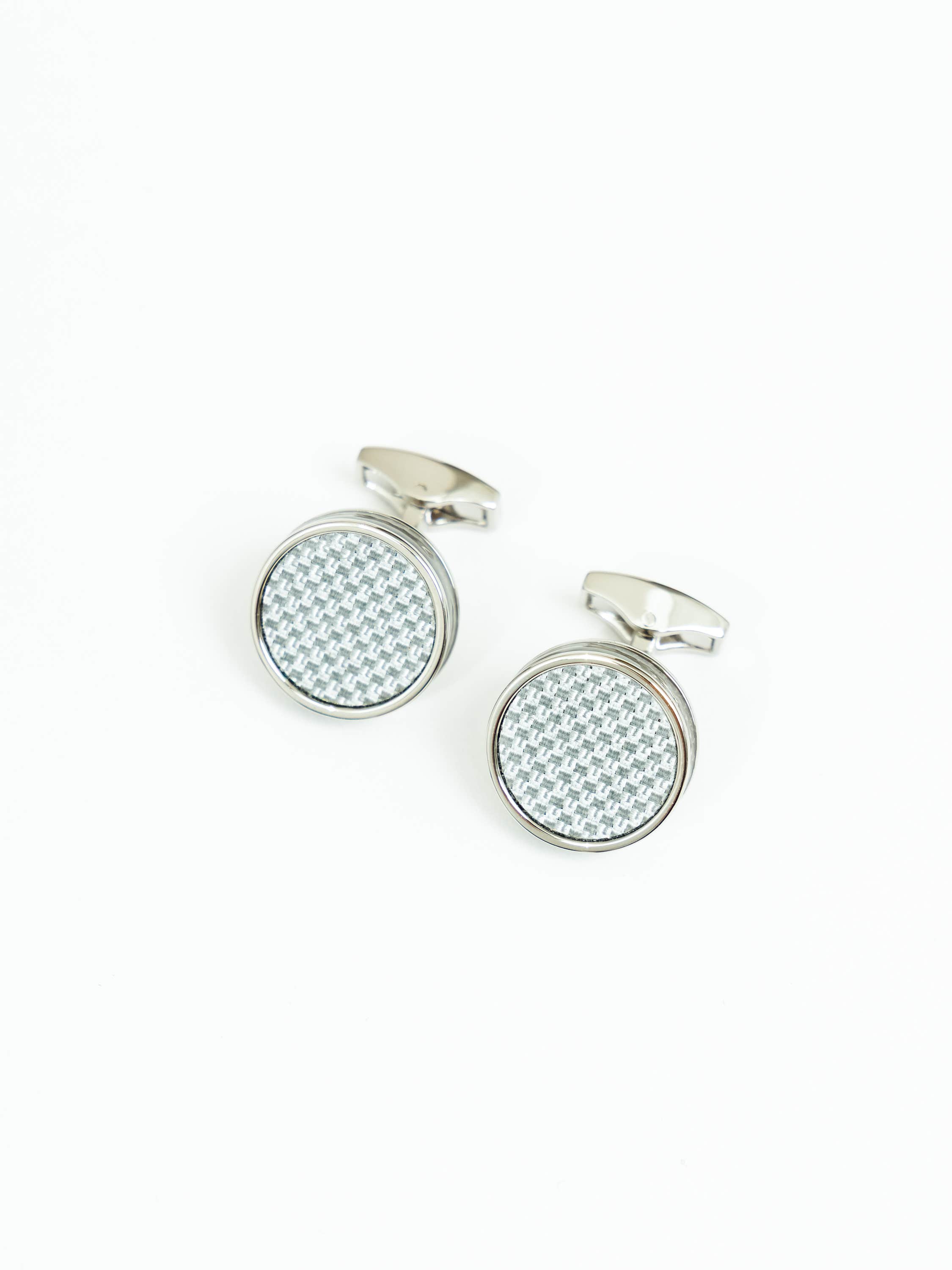 Tablet Cufflinks with Grey Alutex