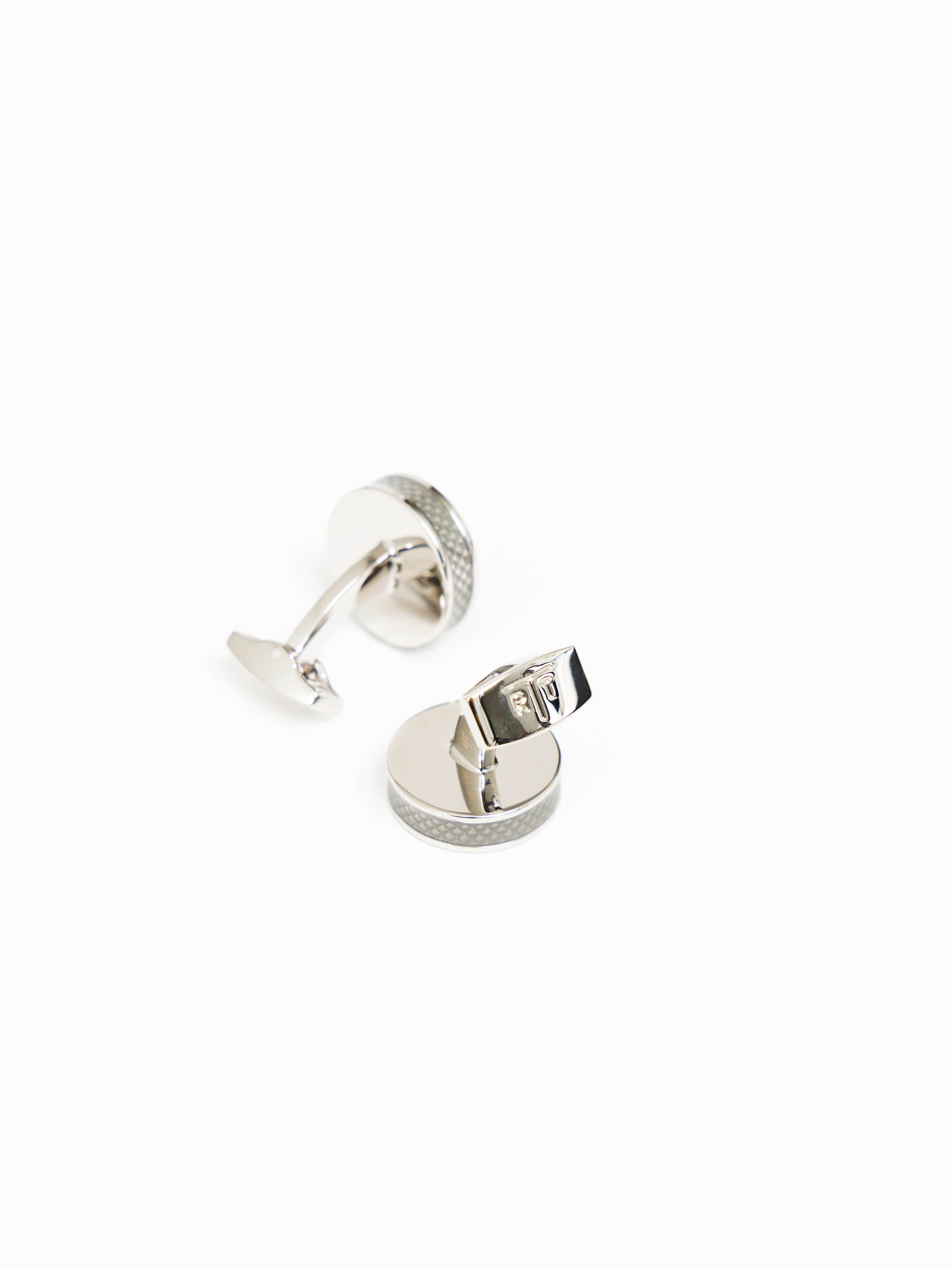 Tablet Cufflinks with Grey Alutex