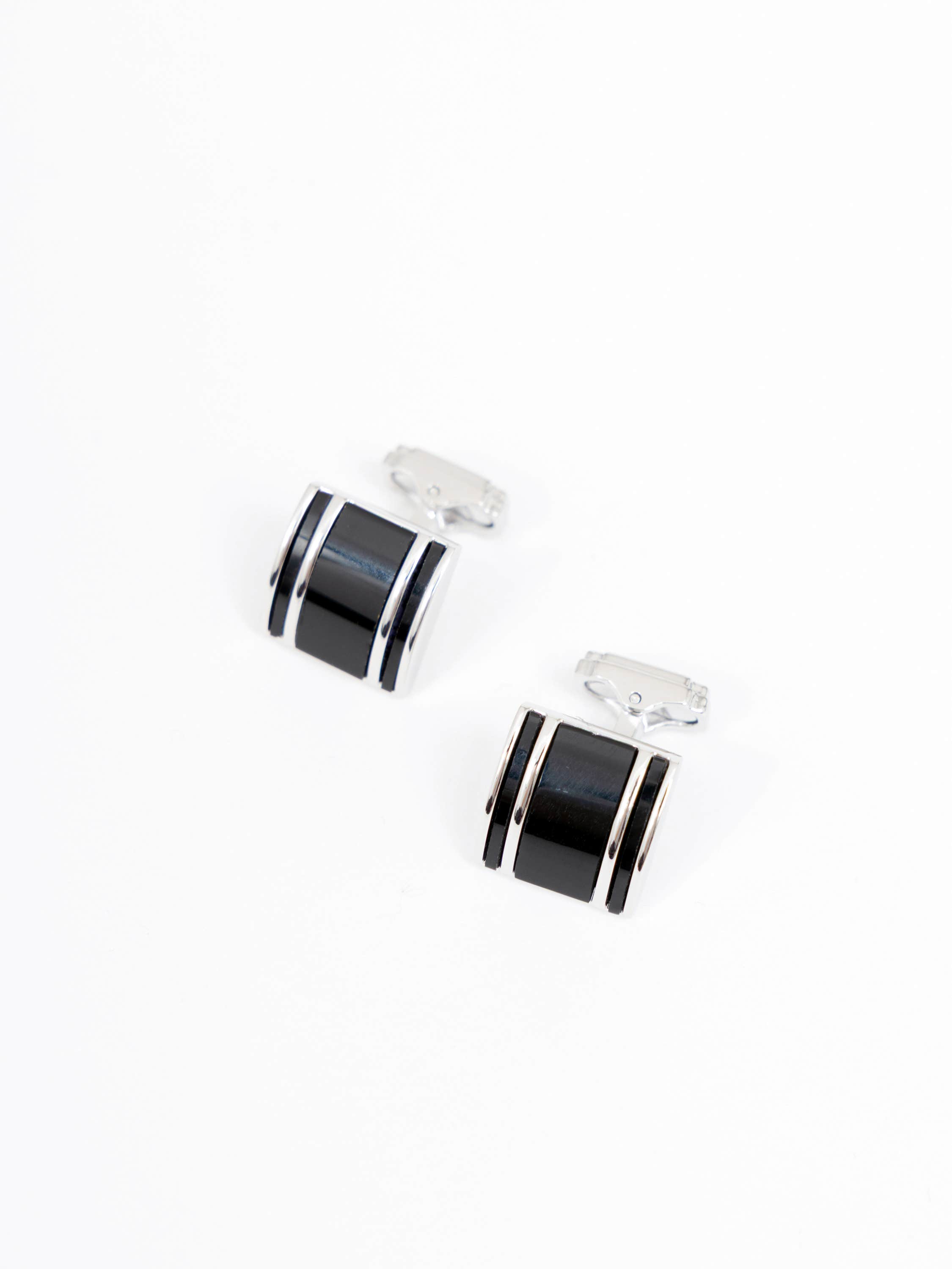 Thompson D-Shape Semi-Precious Cufflinks