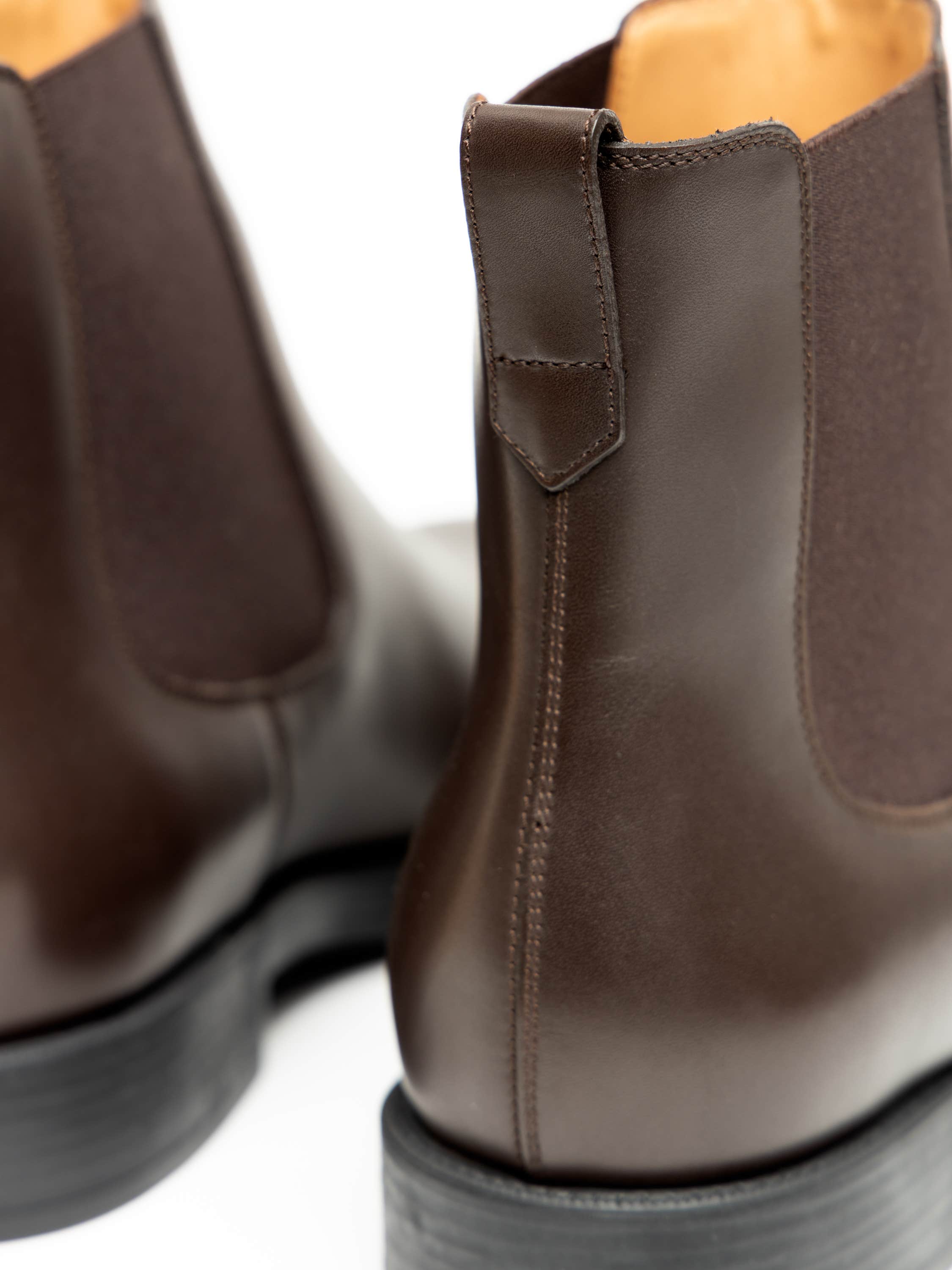 Brown Chelsea Leather Ankle Boot