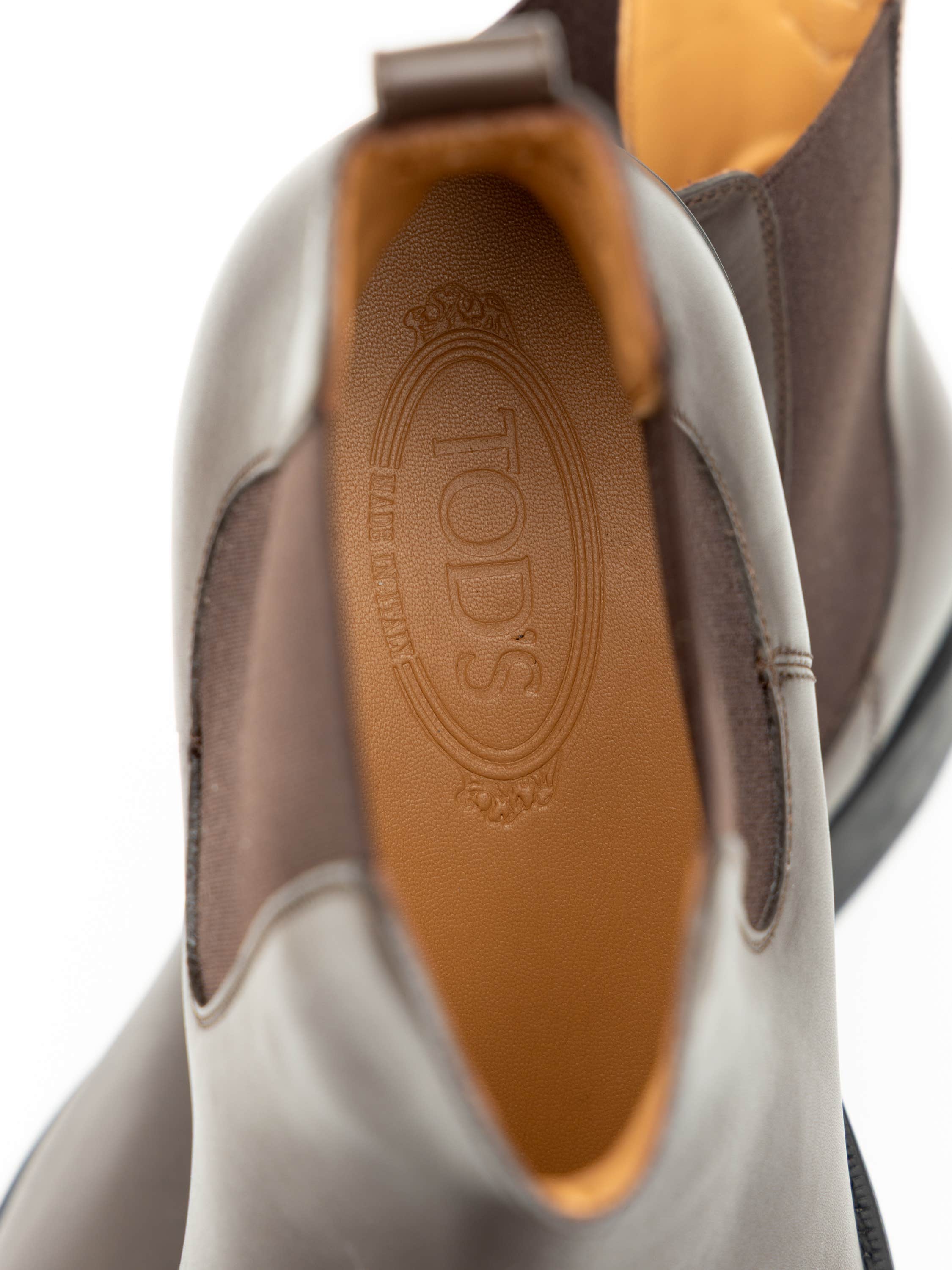 Brown Chelsea Leather Ankle Boot
