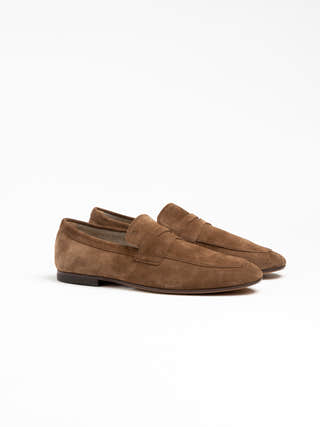 TOD'S Brown Suede Loafer