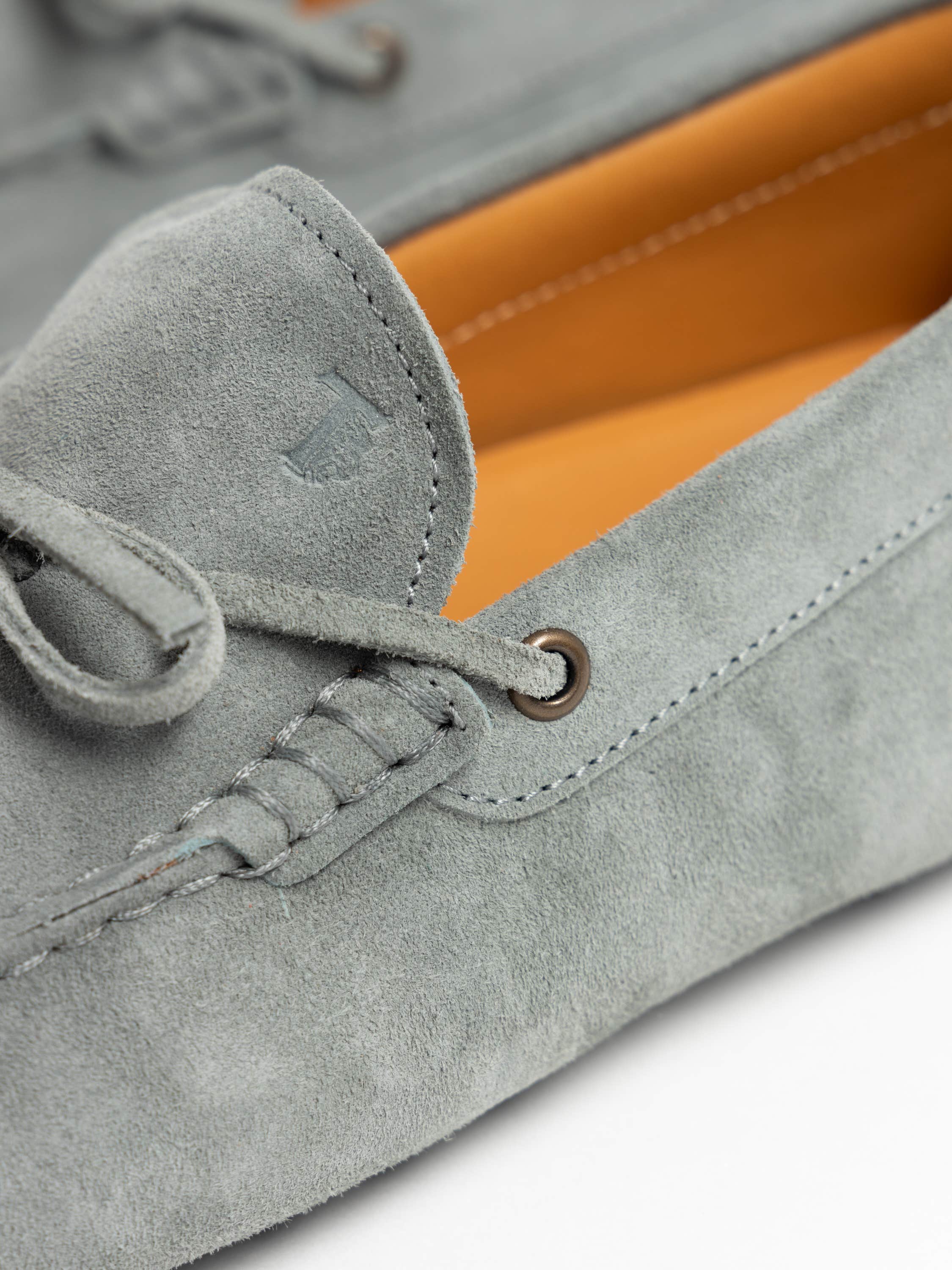 Cromo Grey Suede Boat Shoes