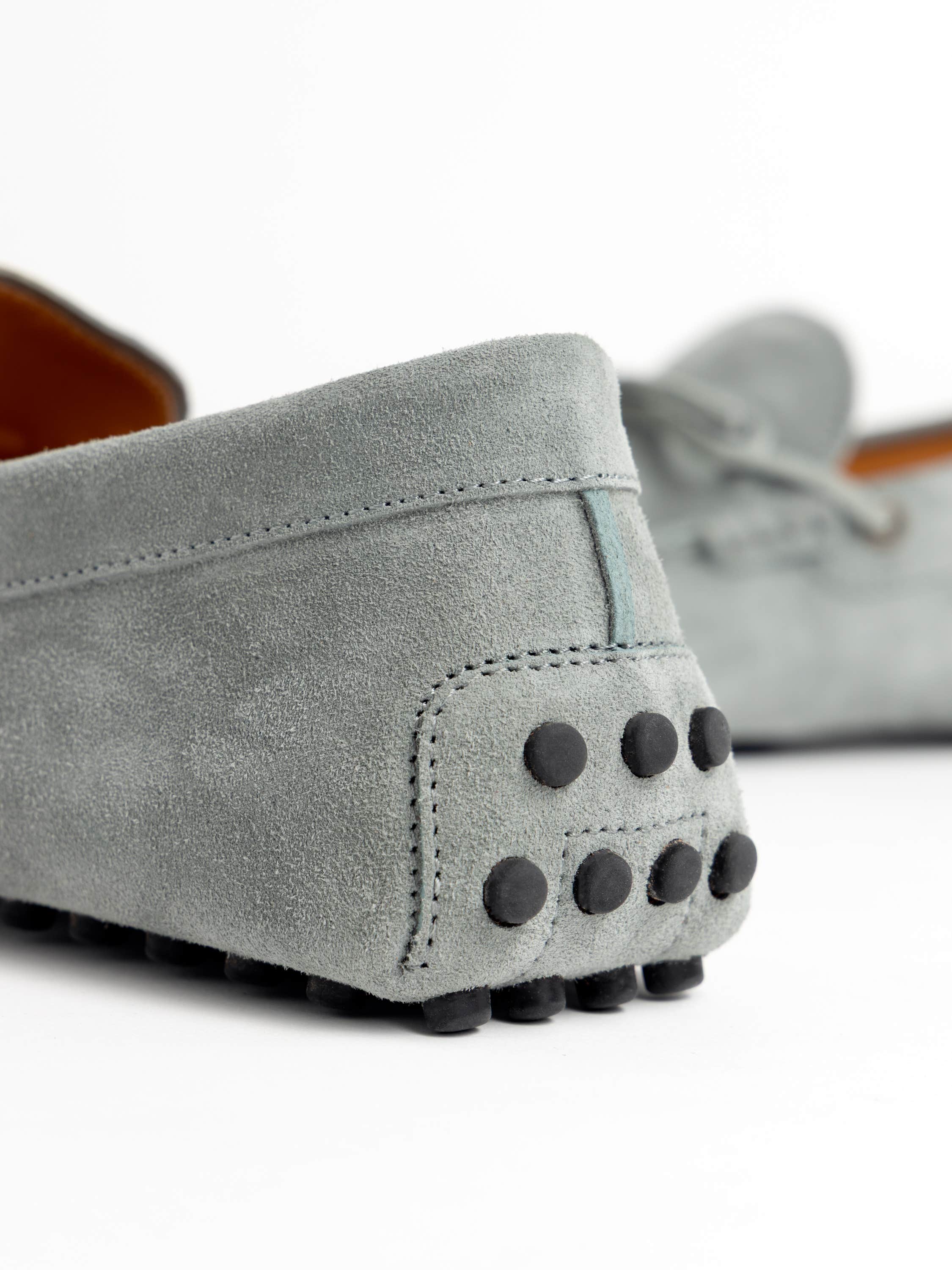 Cromo Grey Suede Boat Shoes