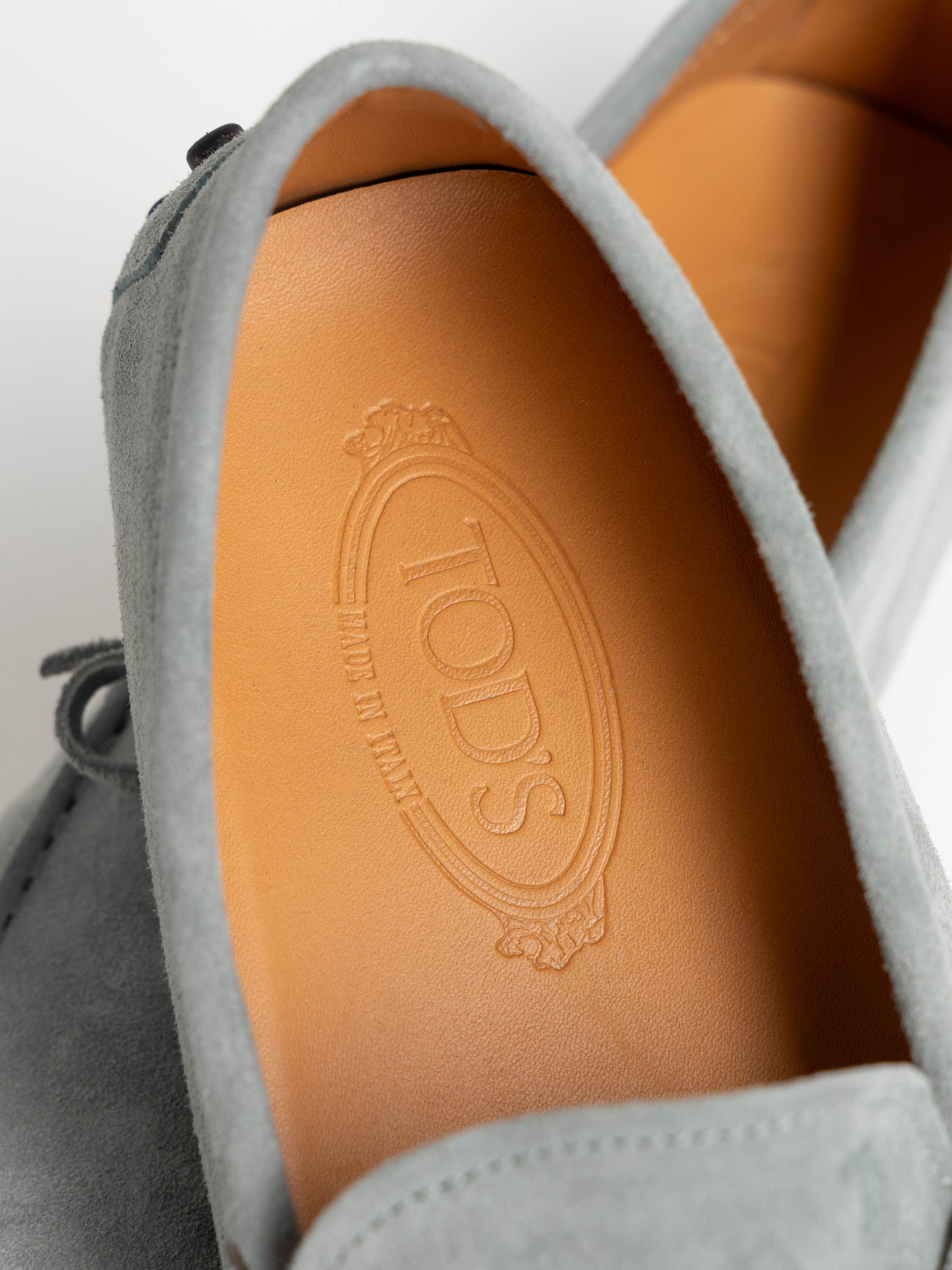 Cromo Grey Suede Boat Shoes
